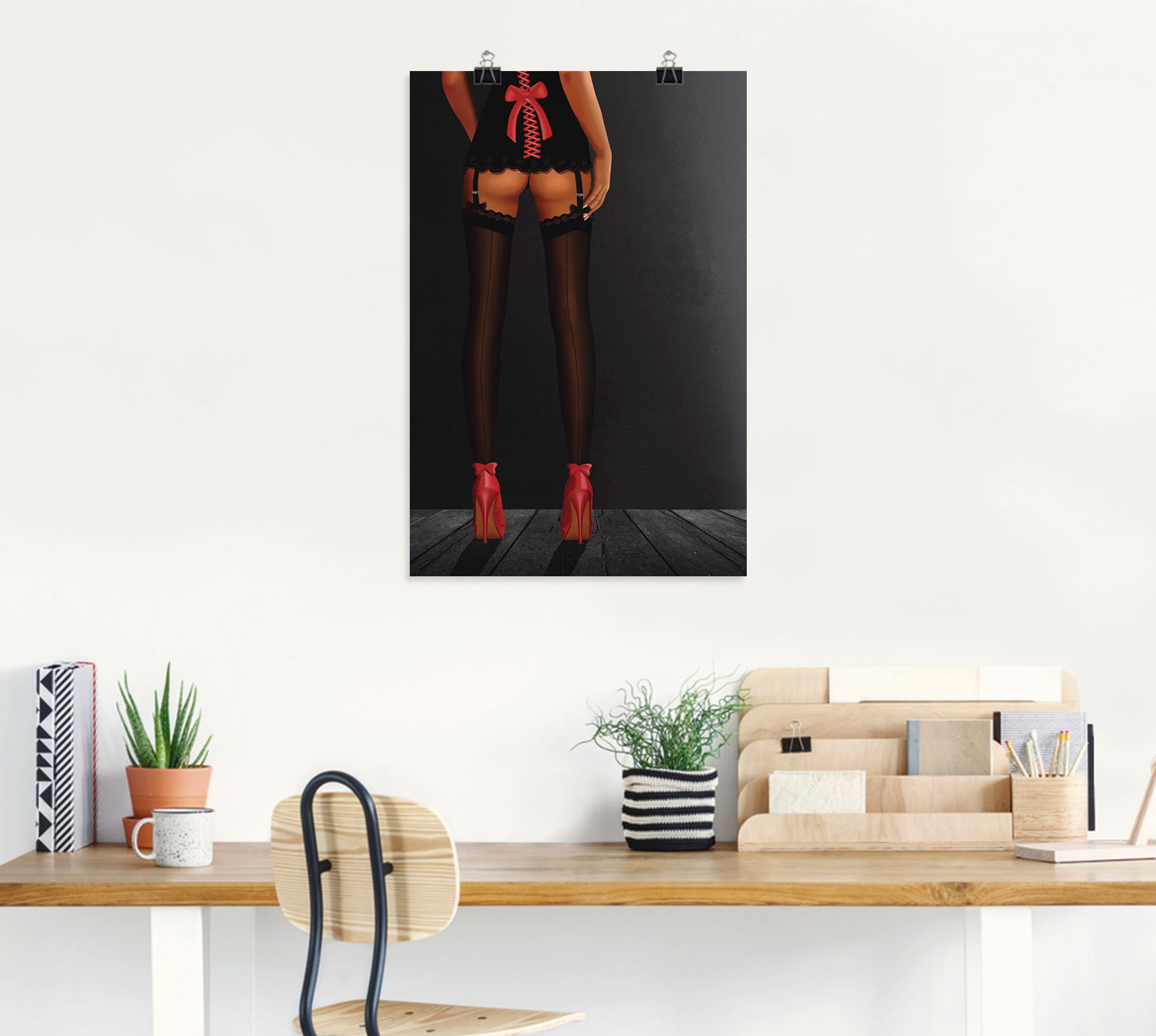 Artland Wandbild »Sexy Beine in High Heels«, Frau, (1 St.), als Alubild, Outdoorbild, Leinwandbild, Poster in verschied. Grössen