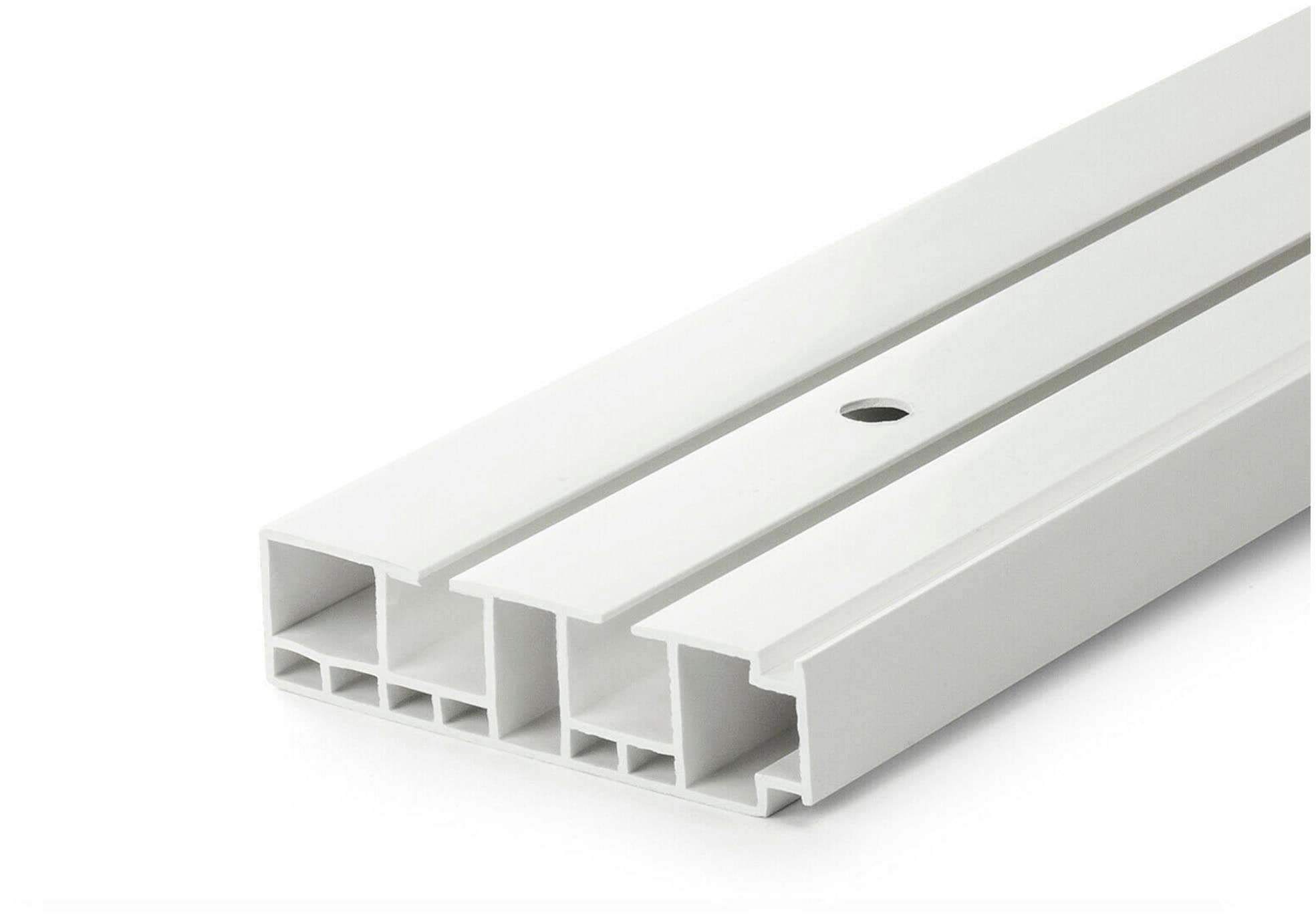 SN DECO GROUP  Gardinenschiene SH, Set, vorgebohrt, Komplettes Zubehör, , 2-läufig, Fixmass, Verschraubt
