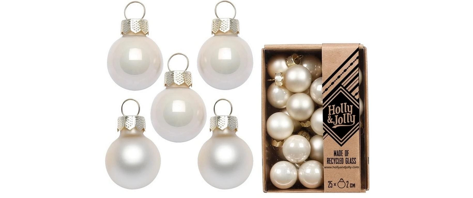   Boule de Noël »Holly & Jolly Weihnachtskugel Ø 2 cm, 25 Stück«
