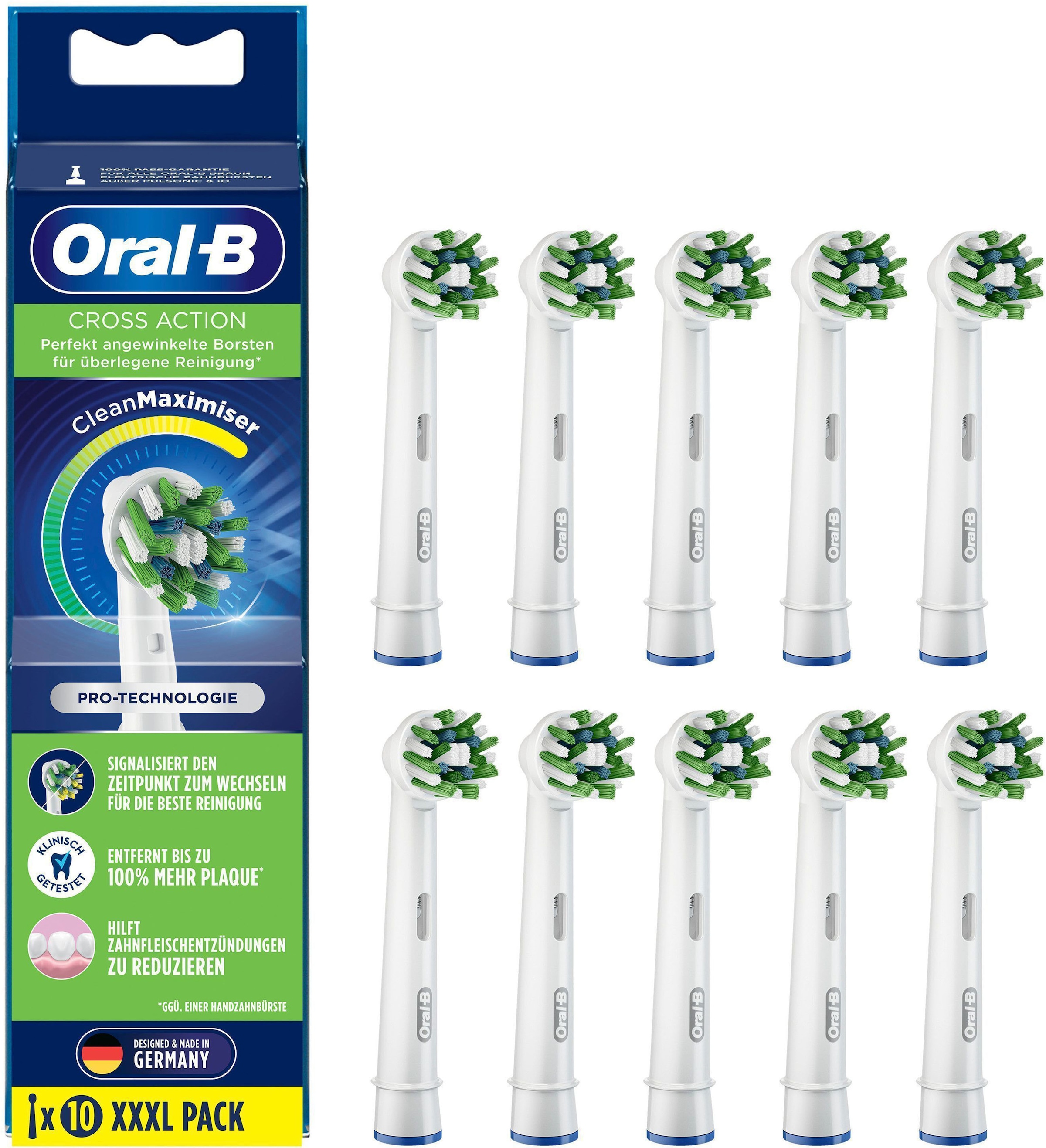 Oral-B Aufsteckbürsten »CrossAction CleanMaximizer«