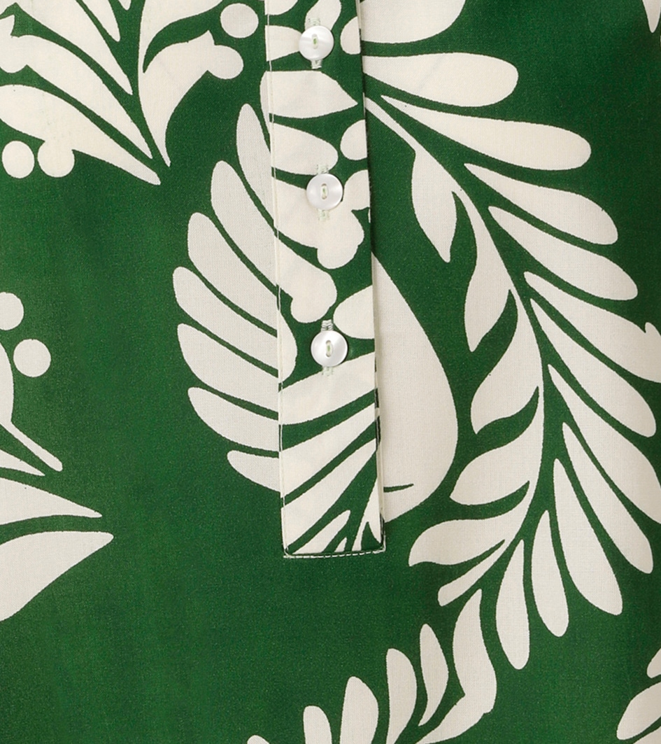 Aniston CASUAL Schlupfbluse mit grossflächigen, grafischen Blättern bedruckt - NEUE KOLLEKTION