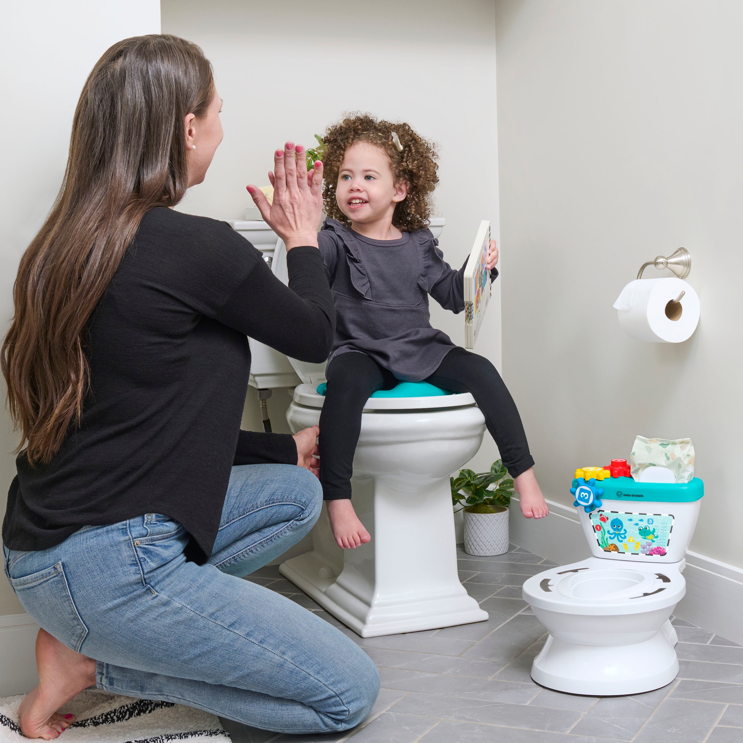 Baby Einstein Entraîneur de toilettes »Geared for Success™ 2-in-1 Potty Training System« mit Sound