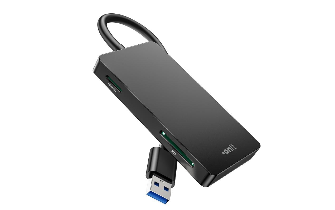 onit USB-Adapter »Extern USB-A 3-in-«