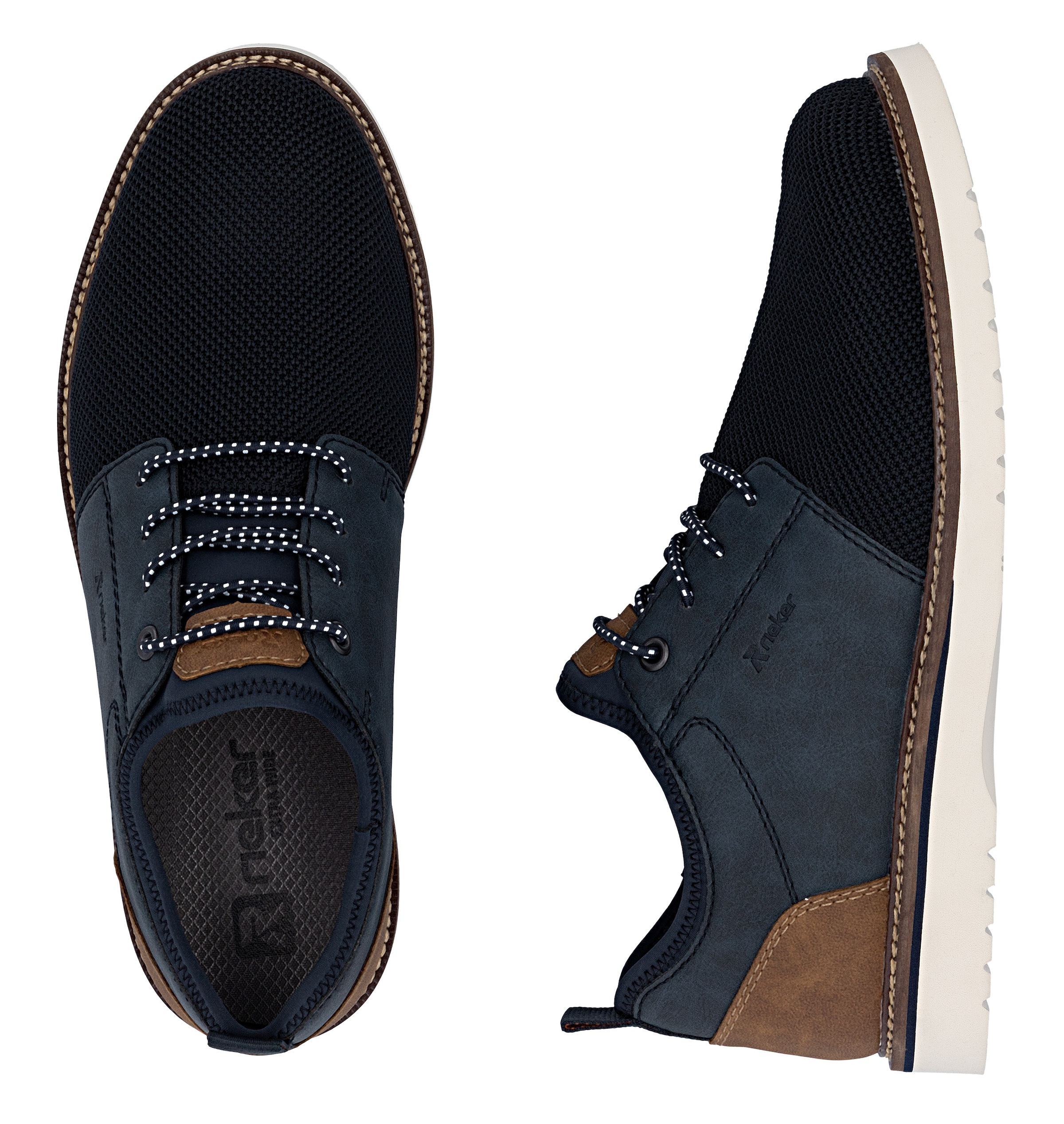 Rieker Baskets slip-on  , Slipper, Schlupfschuh, Freizeitschuh mit praktischer Anziehlasche