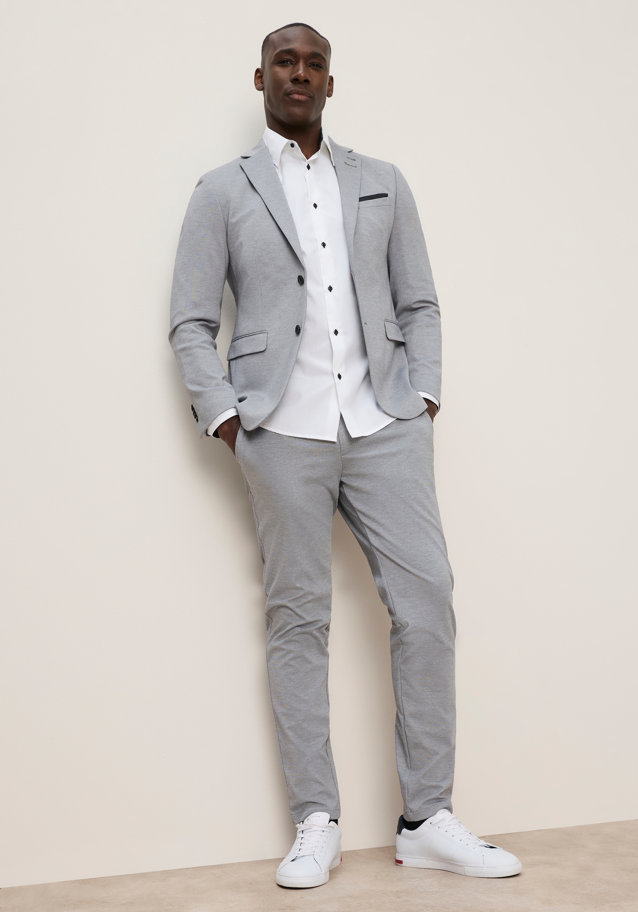 Bruno Banani Costume »Jersey« Ensemble, Veste & pantalon, 2 tlg. normal qualité élastique
