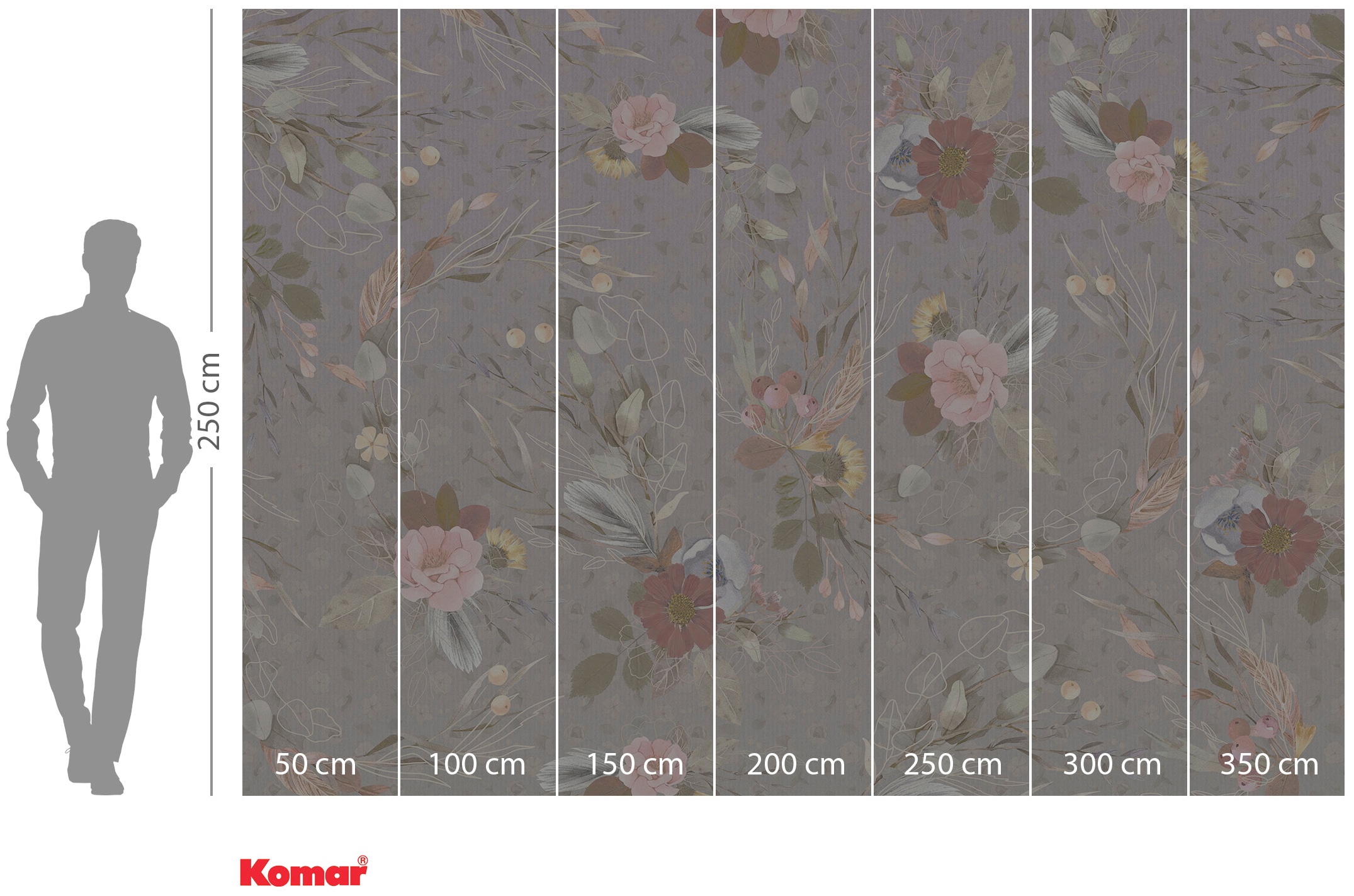 Komar Papier peint intissé »Digitaldruck Vlies -  Endless Spring - Grösse 350 x 250 cm« imprimé Wohnzimmer, Schlafzimmer