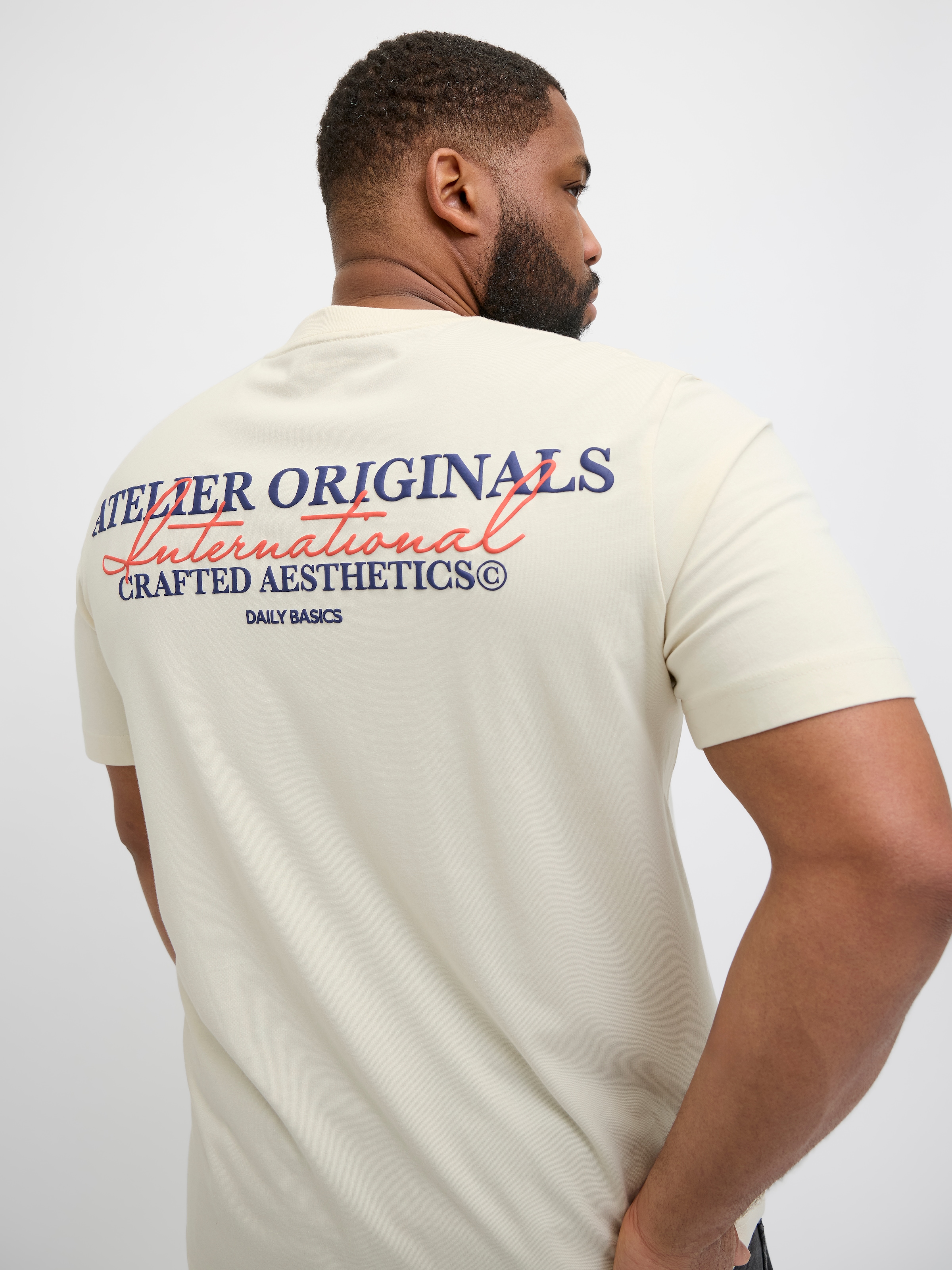 Jack & Jones PlusSize Kurzarmshirt »JORISLINGTON TYPE TEE SS CREW NECK PLS«