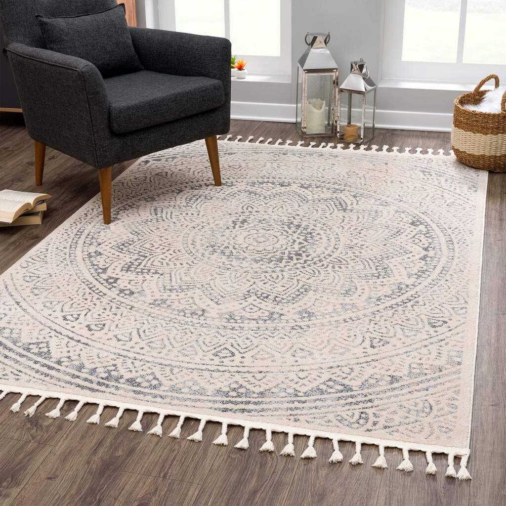 Image of Carpet City Teppich "Art 1652" rechteckig 7 mm Höhe Kurzflor, Ornamenten-Muster, Boho & Mandala Stil, auch als Läufer