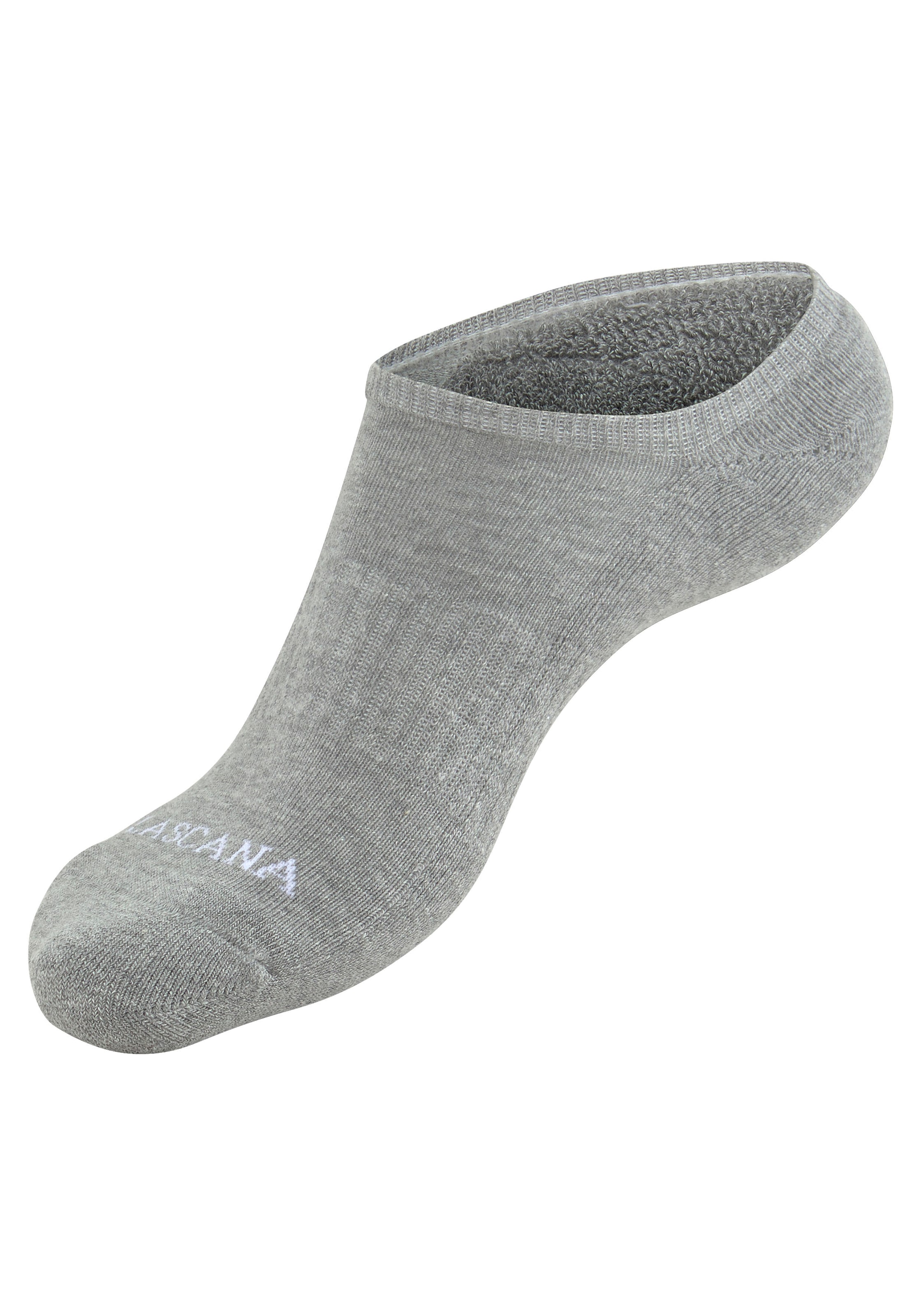 LASCANA ACTIVE Sneakersocken, (Packung, 7 Paar), mit Fussfrottee