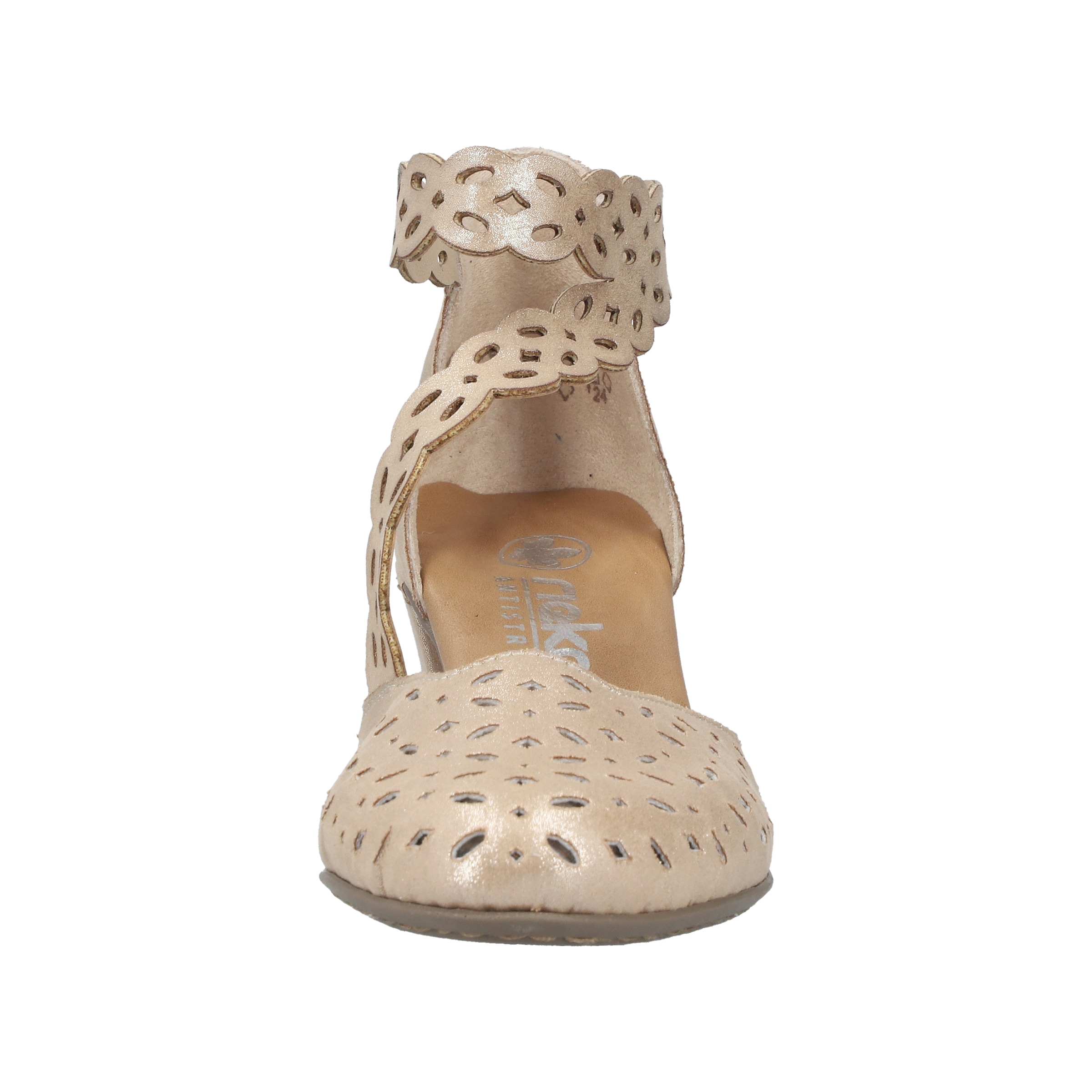 Rieker Escarpins à bride  chaussure d'été, escarpins avec fermeture velcro, talon bloc
