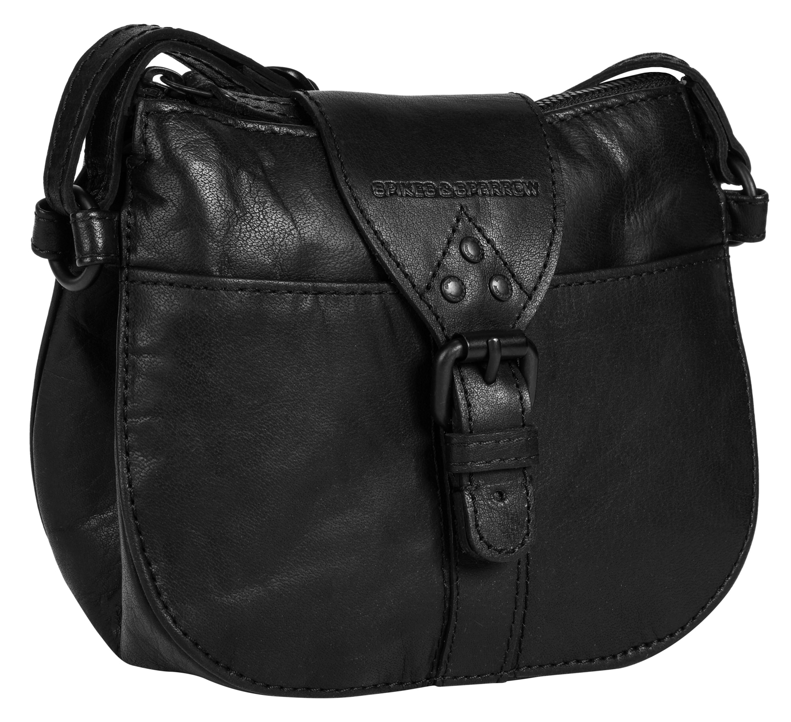Spikes & Sparrow Umhängetasche »SPIKES & SPARROW Damen echt Leder« echt Leder