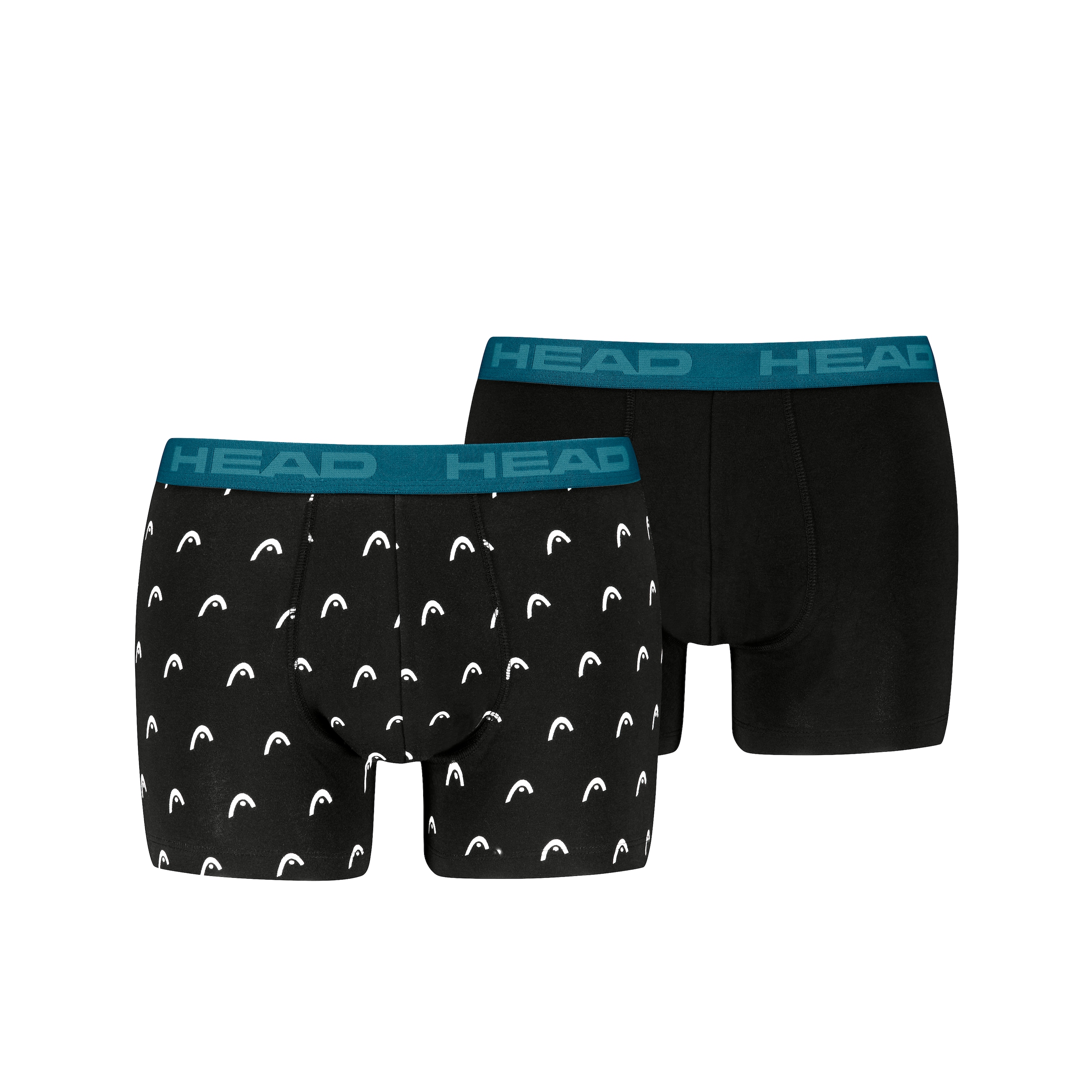 Head Boxershorts »HEAD MEN WISHBONE LOGO BOXER 2P«, (2er Pack), mit angenehmem 4-Wege-Stretch