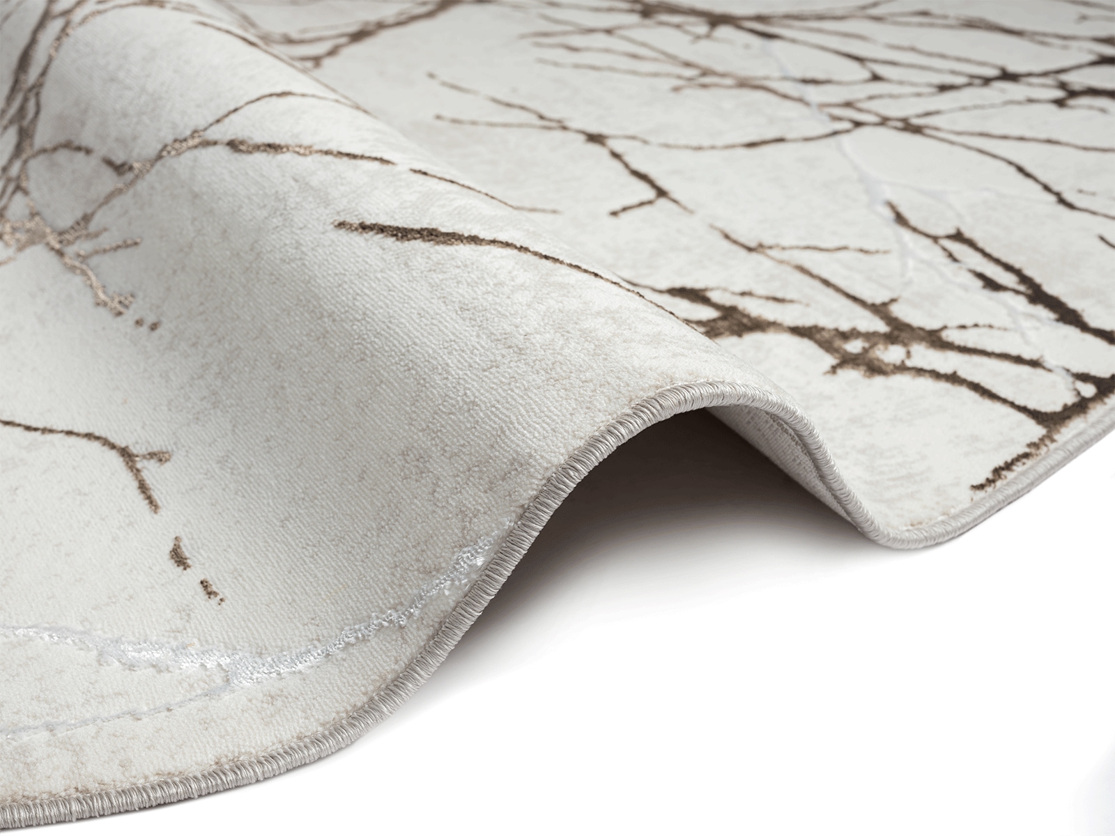 the carpet Teppich »Mila«, rund, 8 mm Höhe, moderner Wohnzimmer Teppich elegant glänzender Flor