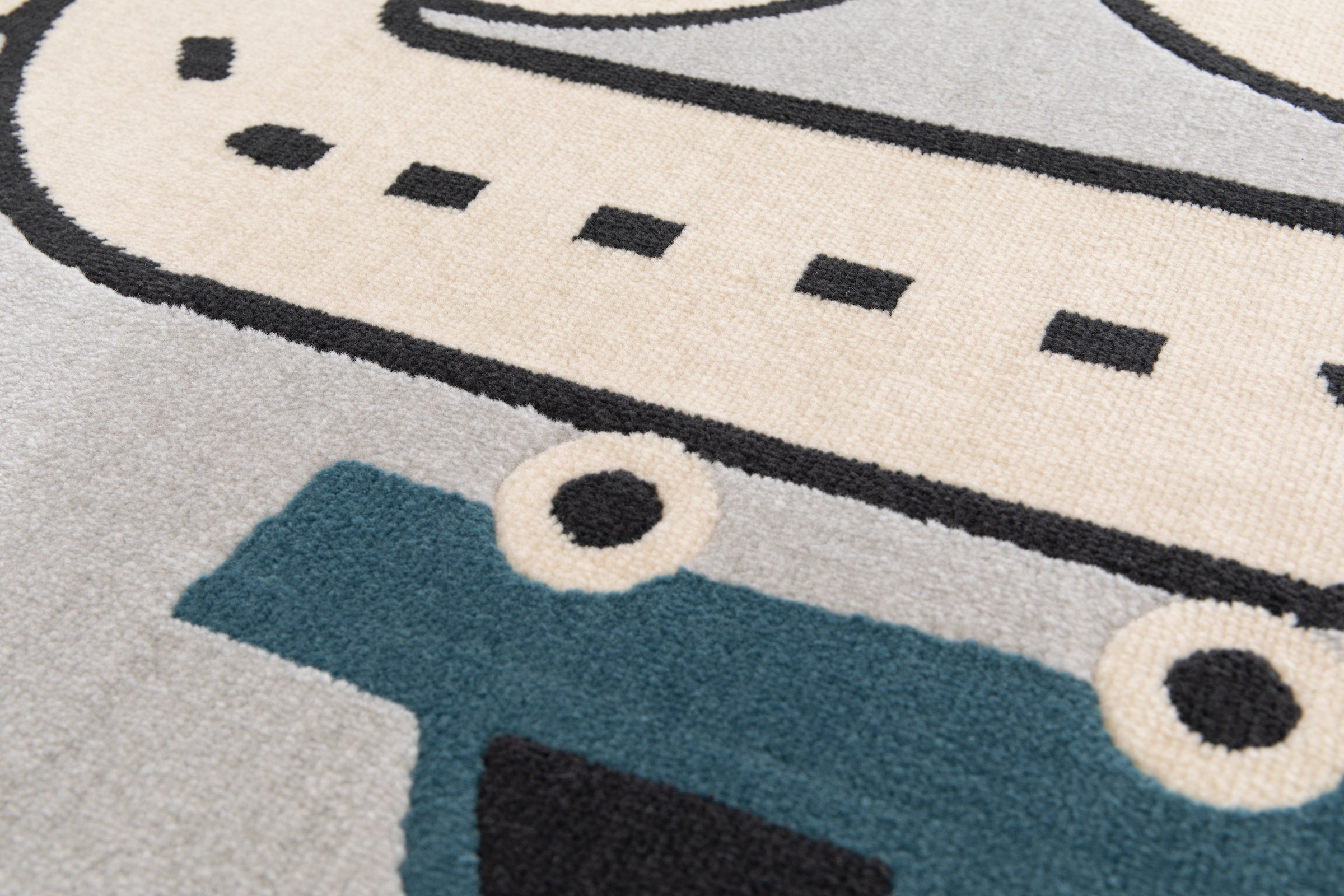 Primaflor-Ideen in Textil Kinderteppich »COCOON - Stadtentdecker« rechteckig 6 mm Höhe Kurzflor, Spielteppich, Motiv Strasse