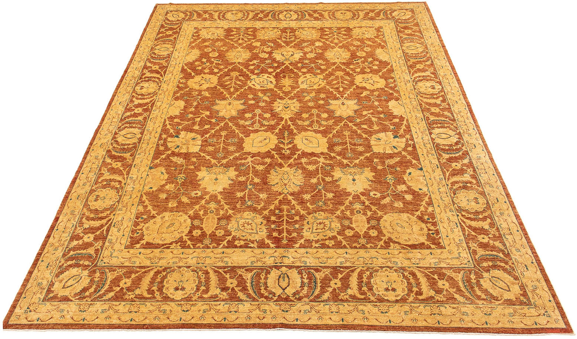 Image of morgenland Orientteppich »Perser - Nomadic - 390 x 302 cm - rost«, rechteckig, 10 mm Höhe, Wohnzimmer, Handgeknüpft, Einzelstück mit Zertifikat bei Ackermann Versand Schweiz