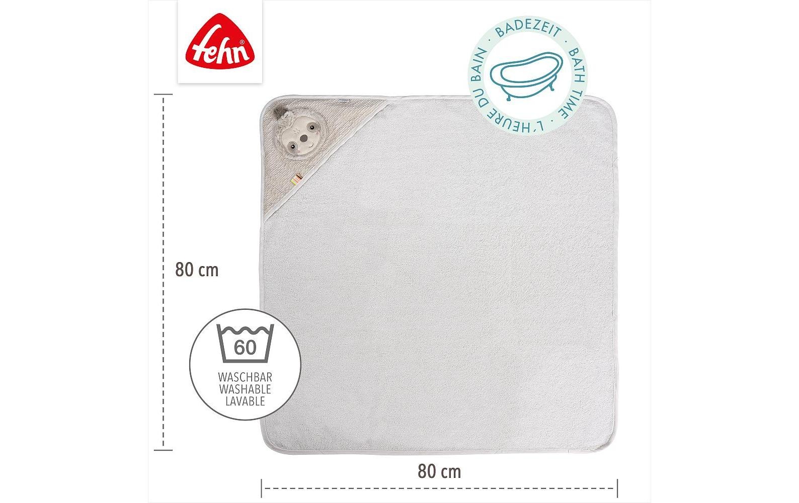 Fehn Kapuzenhandtuch »Faultier«