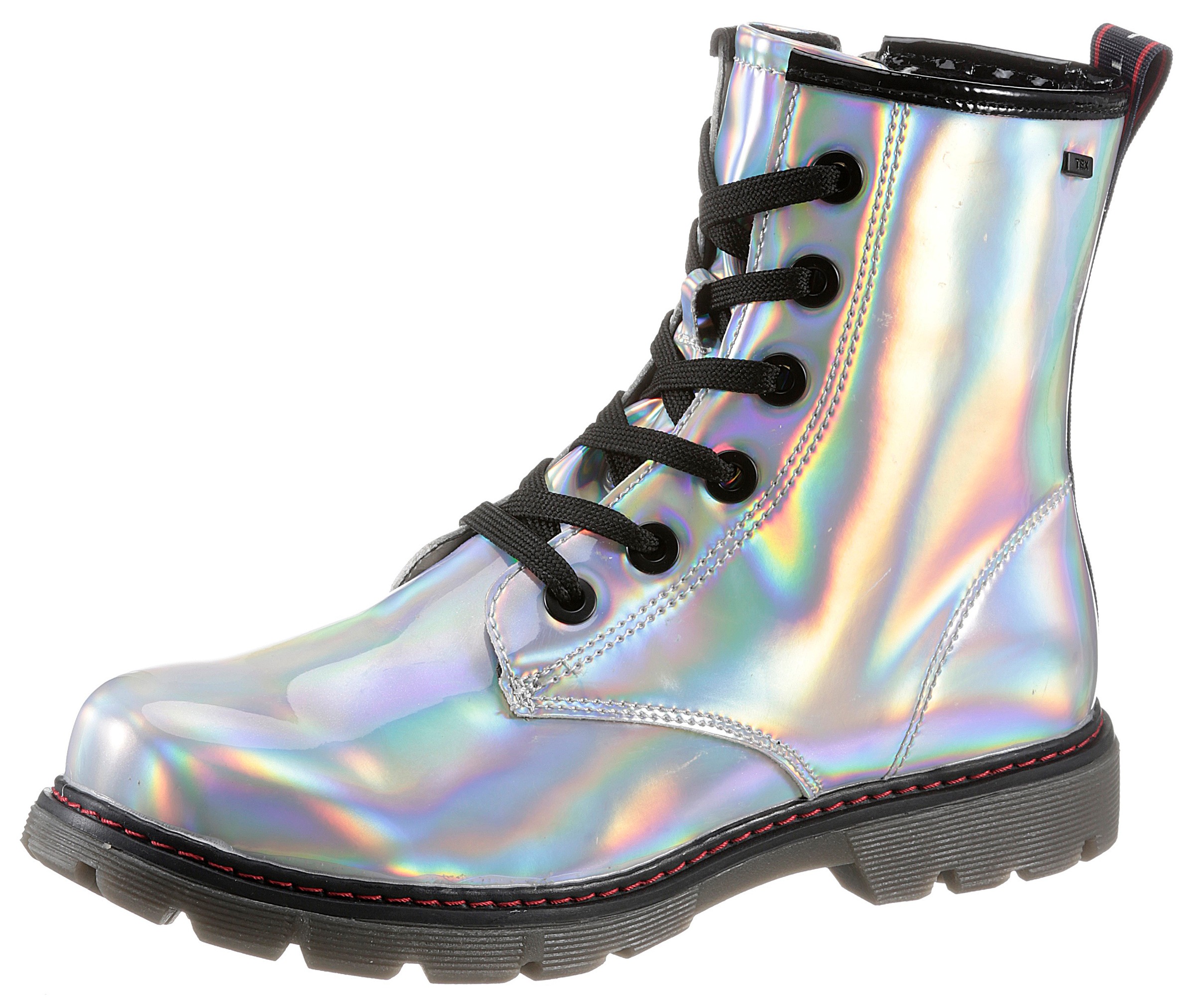 Image of TOM TAILOR Schnürboots, mit changierendem Material bei Ackermann Versand Schweiz