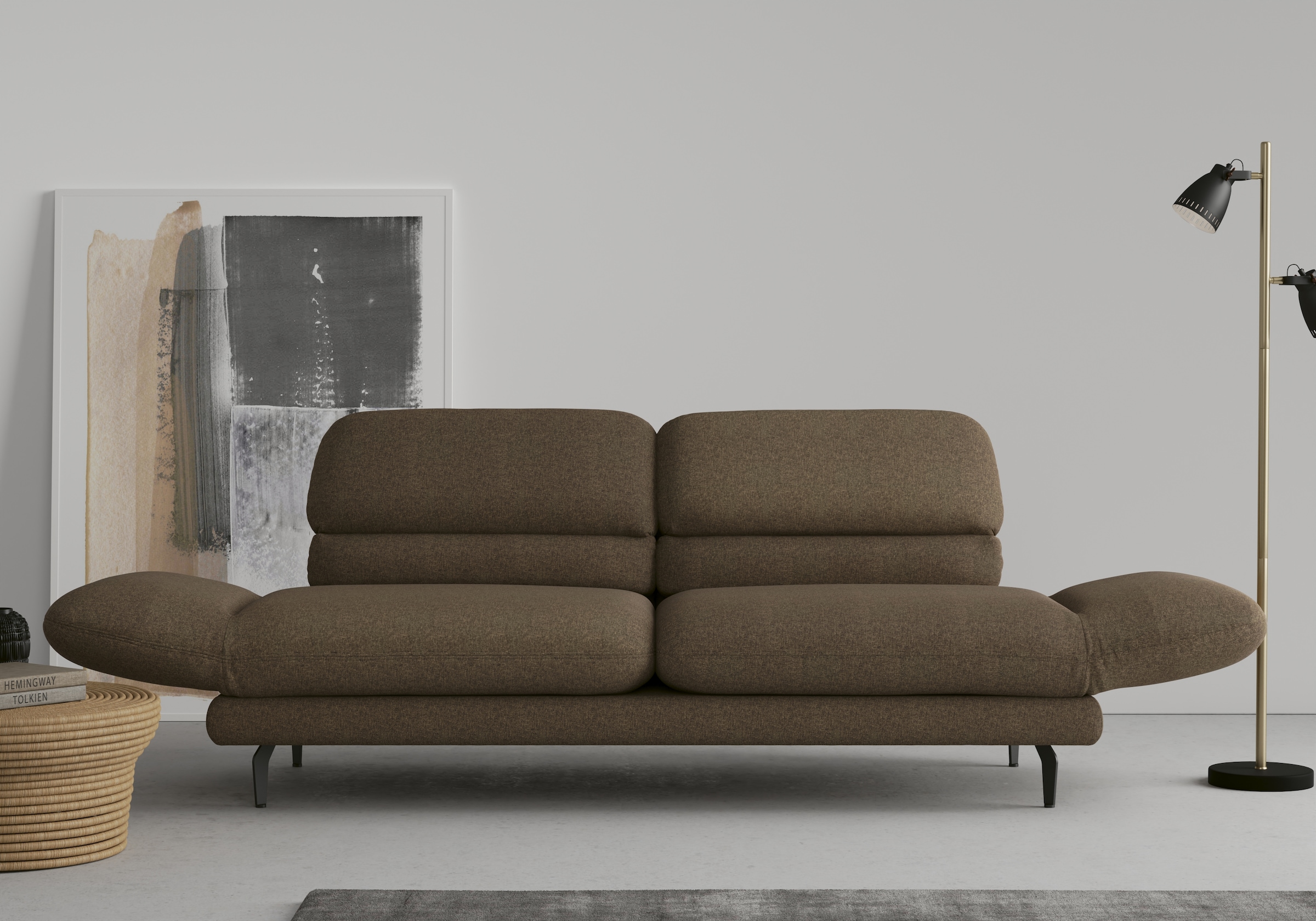 DOMO collection 2-Sitzer »Padova«, Armteilverstellung, wahlweise auch mit Rückenverstellung erhältlich