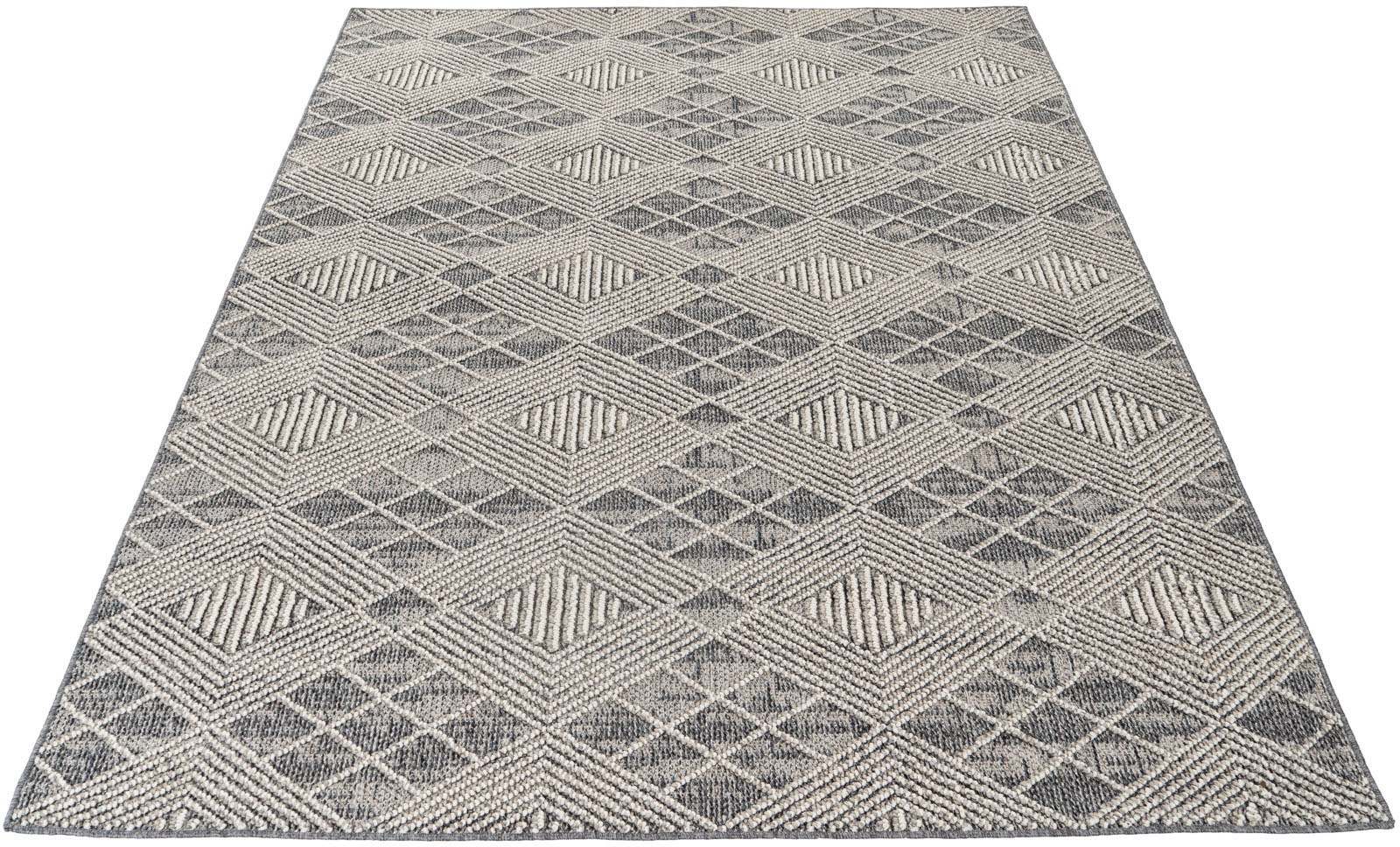 Image of Obsession Teppich »My Sherpa 373«, rechteckig, 8 mm Höhe, Hoch-Tief Struktur, geometrisches Design, meliertes Garn, In- und Outdoor geeignet, Wohnzimmer bei Ackermann Versand Schweiz