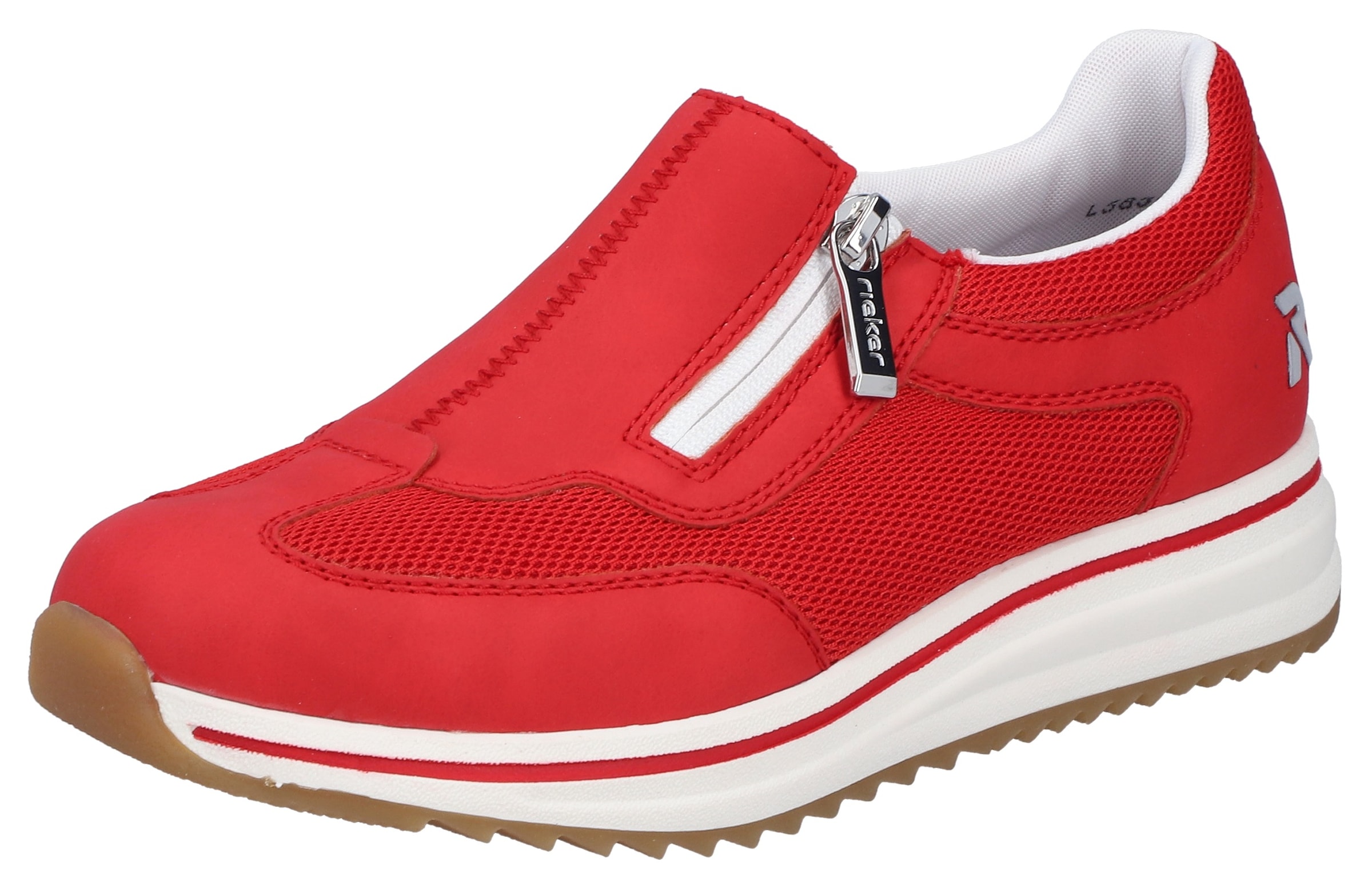 Rieker Slipper  Sneaker à enfiler, chaussure basse, chaussure décontractée avec fermeture éclair