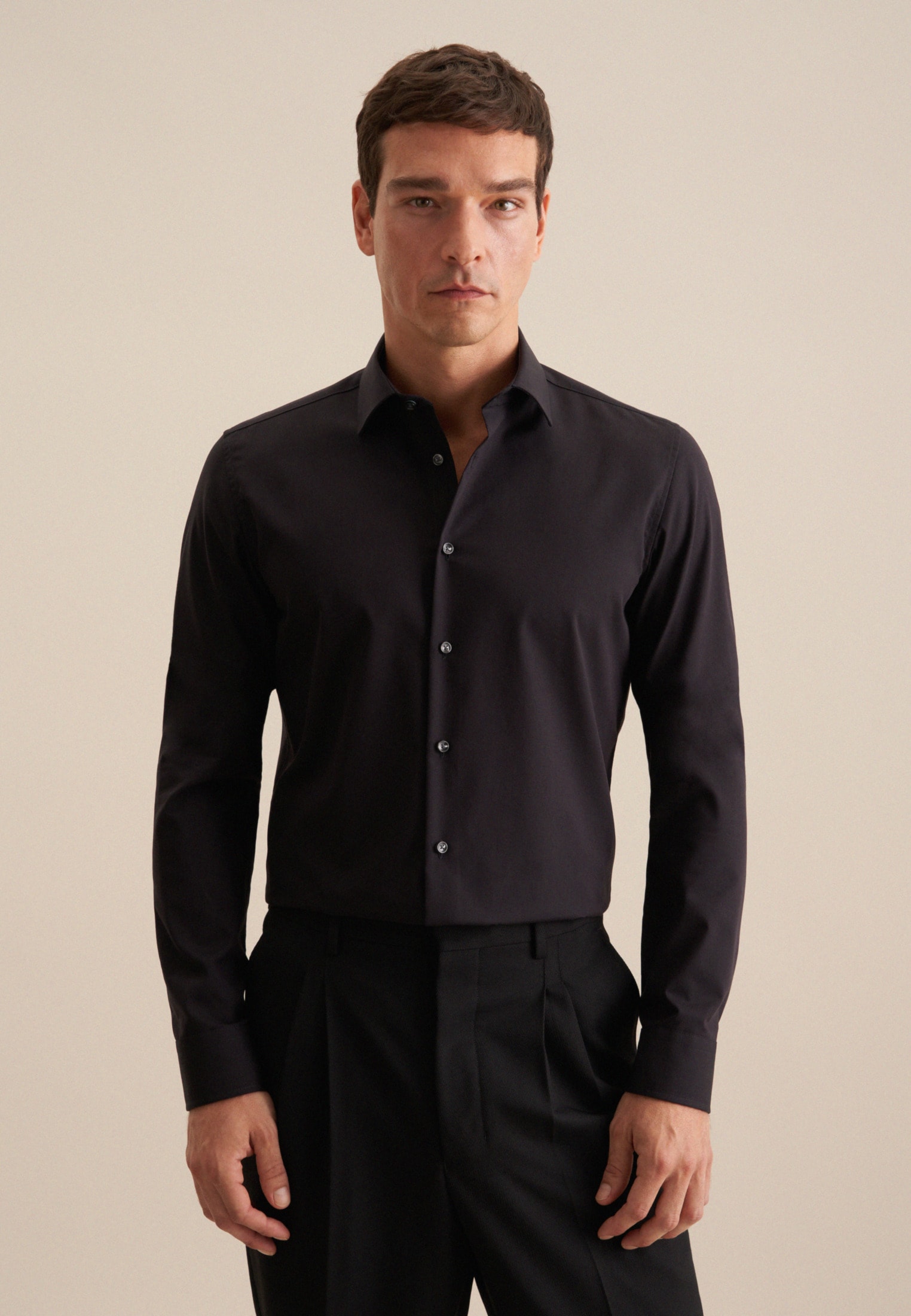 seidensticker Businesshemd »Schwarze Rose«, Uni