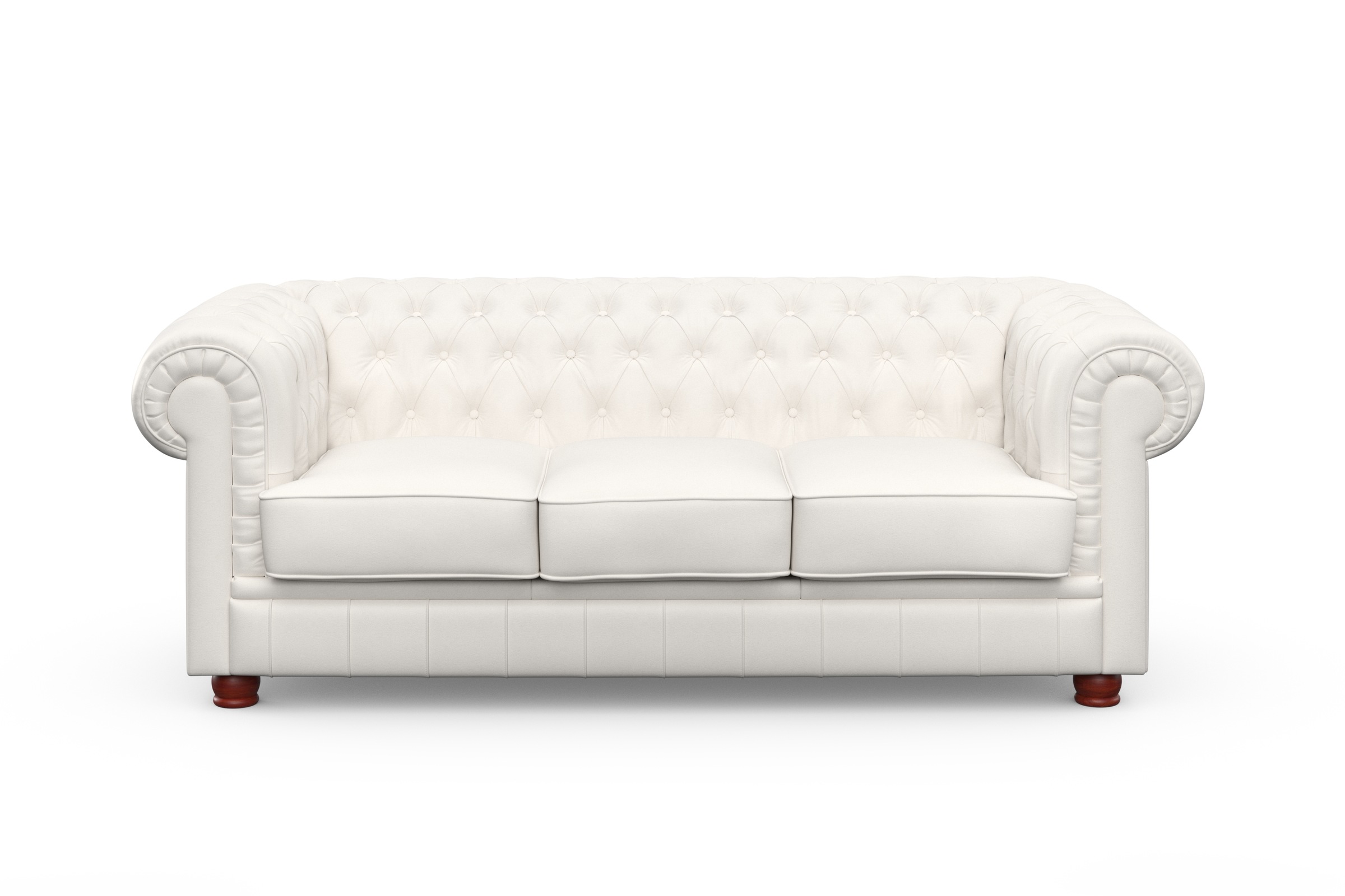 Max Winzer® Chesterfield-Sofa »Kent edel und bequem, tolle Detailverarbeitung, komfortable Armlehnen«, 3-Sitzer mit aufwendiger Knopfheftung, Breite 205 cm