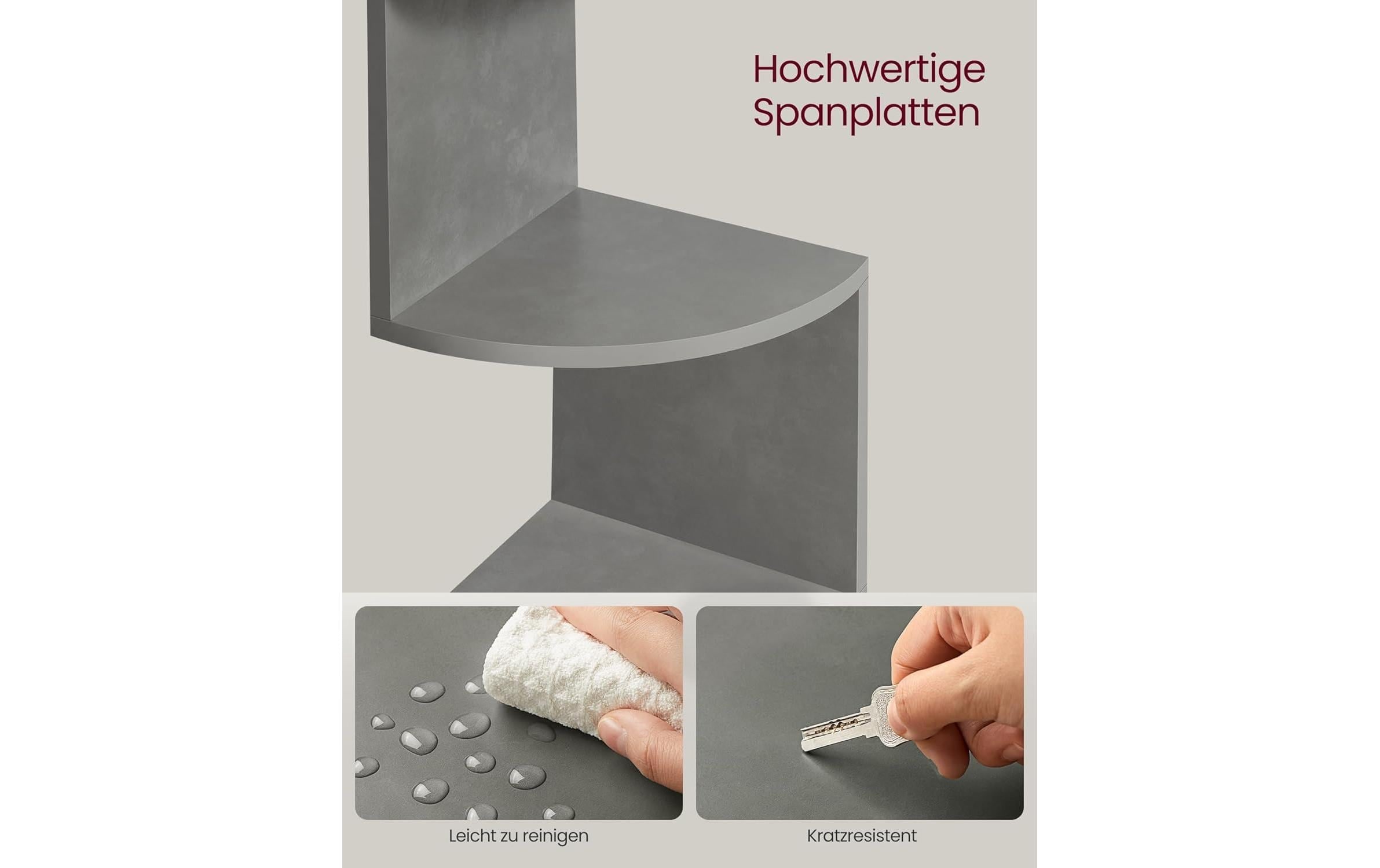 VASAGLE Wandregal »mit 5 Etagen«