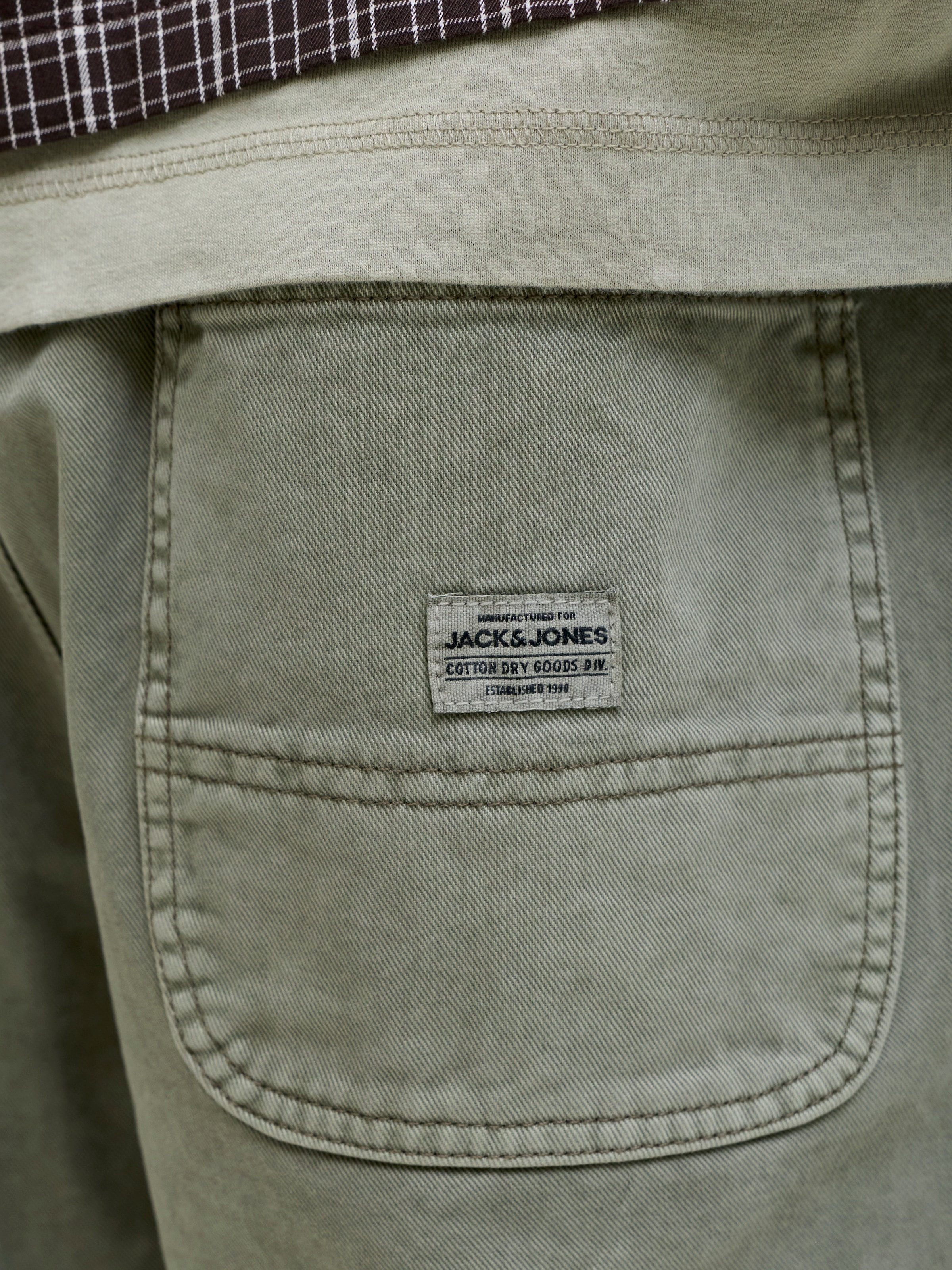 Jack & Jones Chinoshorts »JPSTTONY RAYE WORKER SHORT MID SN«  Baumwolle, 5-Pocket Style