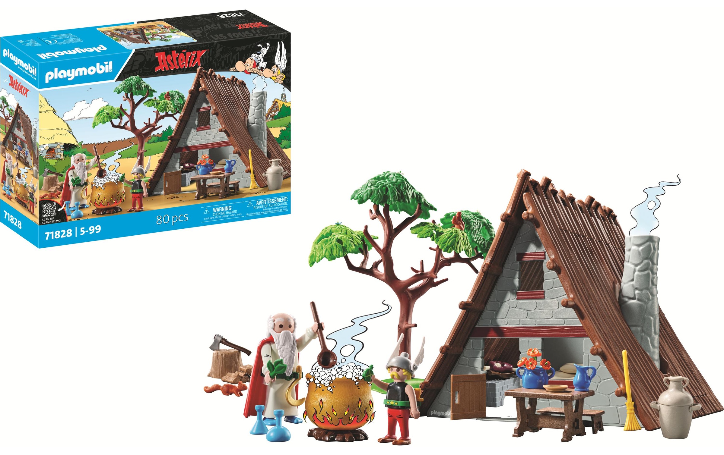 Playmobil® Spielbausteine »Asterix Asterix Haus 71828«, (80 St.)