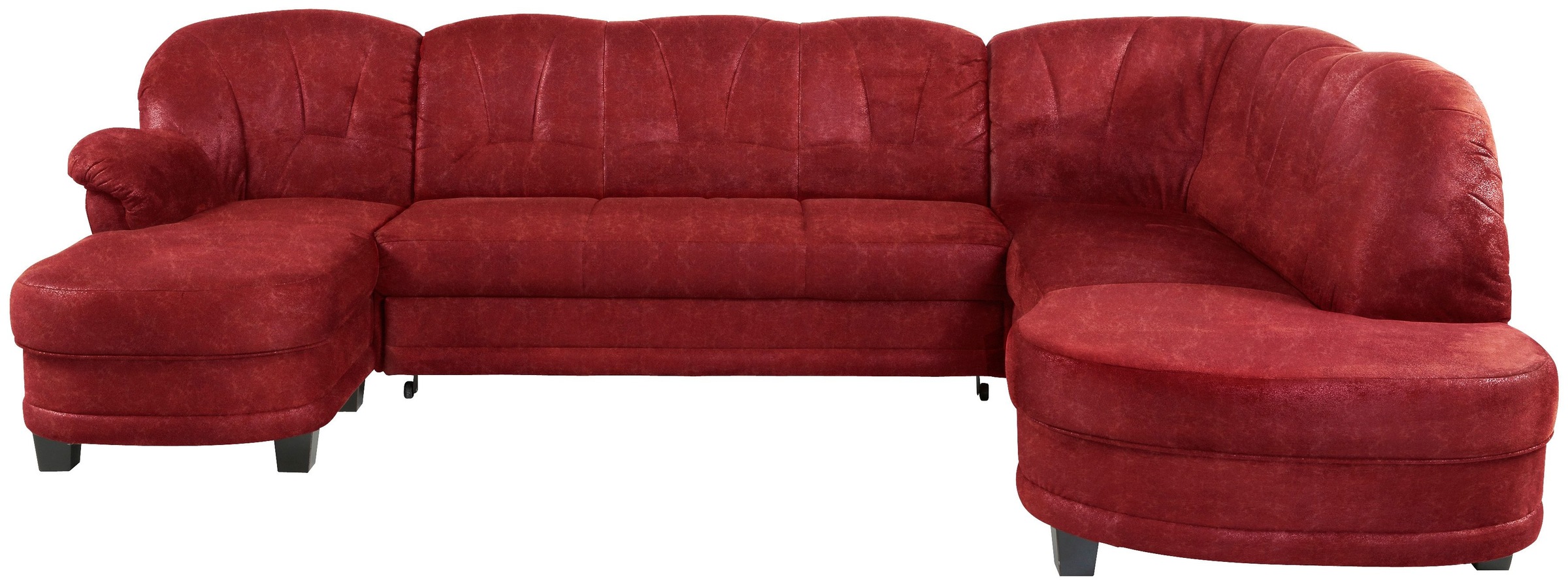 Home affaire Wohnlandschaft "Camelita, viel Platz, bequem und zeitlos, Breite 289cm, U-Form" wahlweise mit Bettfunktion