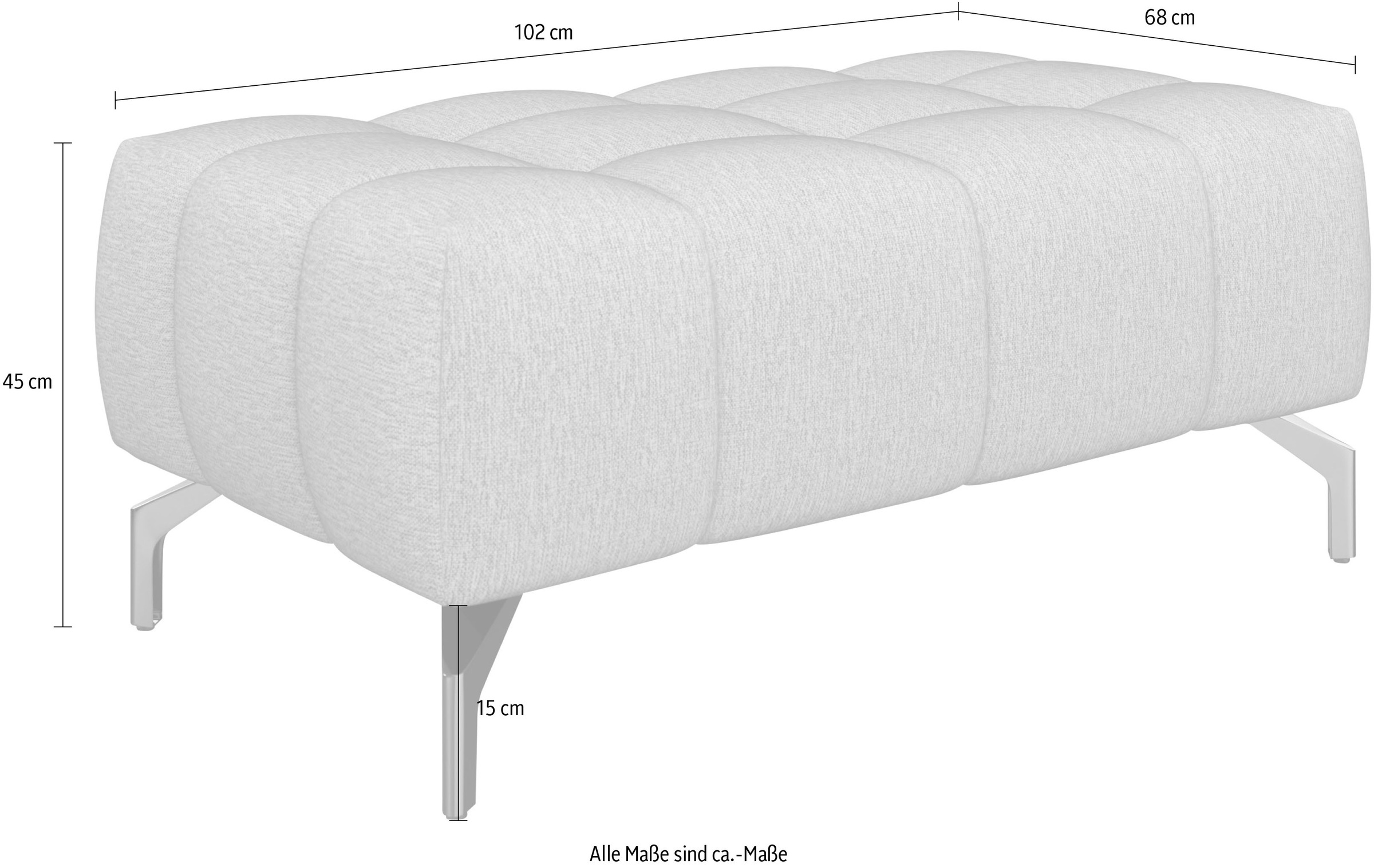 sit&more Hocker »Cool« mit schwarzen Füssen