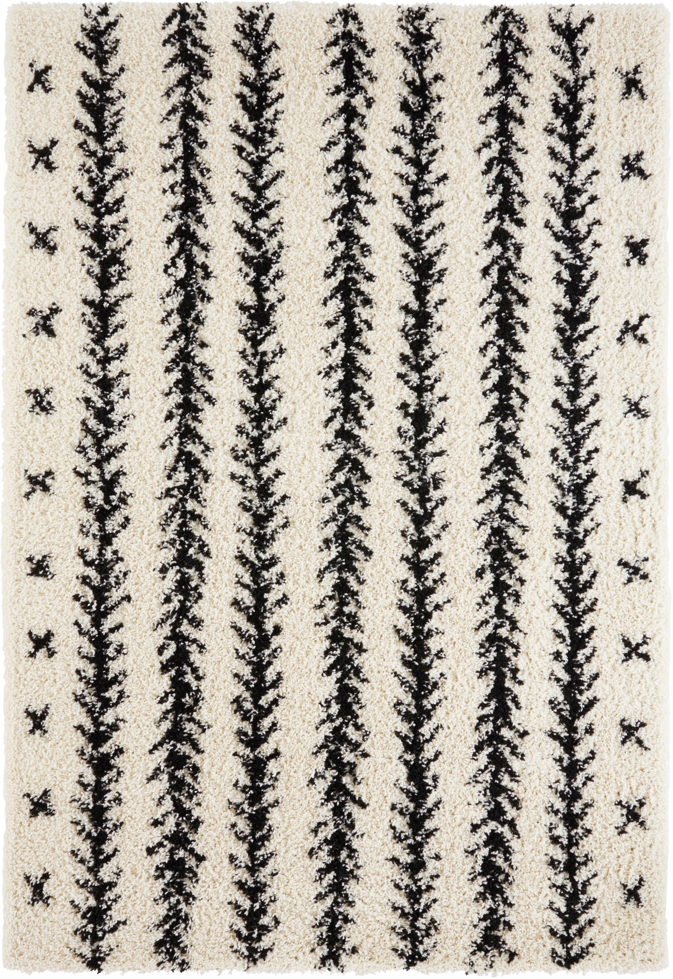 Image of Home affaire Hochflor-Teppich »Linn«, rechteckig, 35 mm Höhe, Weicher Hochflor, Scandi Look, gestreift, Wohnzimmer, Schafzimmer, Arbeitszimmer, Robust, Pflegeleicht bei Ackermann Versand Schweiz