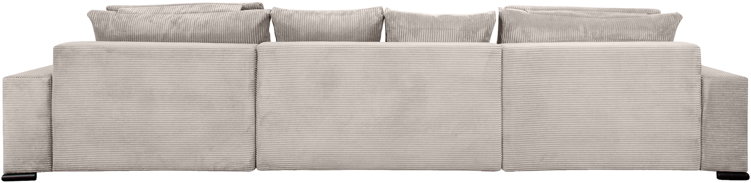 COLLECTION AB Wohnlandschaft »XXXL-Josy Relax U-Form Breite 352 cm, mit 2 gleich grossen Recamieren«, inkl. Bettfunktion, Bettkasten, mit 4 Rückenkissen in zwei Grössen