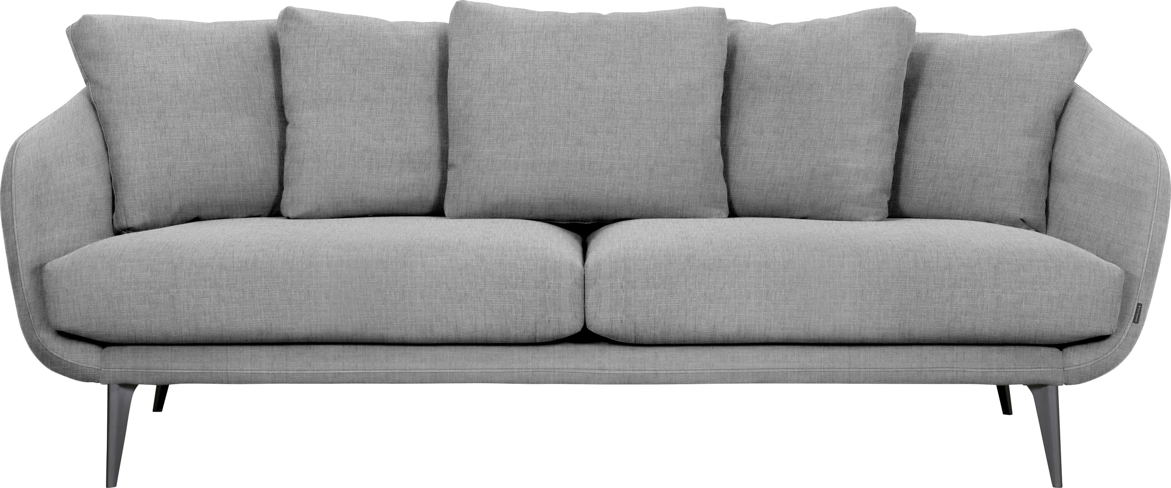 Image of furninova Loungesofa »Asterix Night«, inklusive 5 Rückenkissen, besonders bequem durch Memoryschaum und mit Federn gefüllte Kissen, im skandinavischen Design bei Ackermann Versand Schweiz