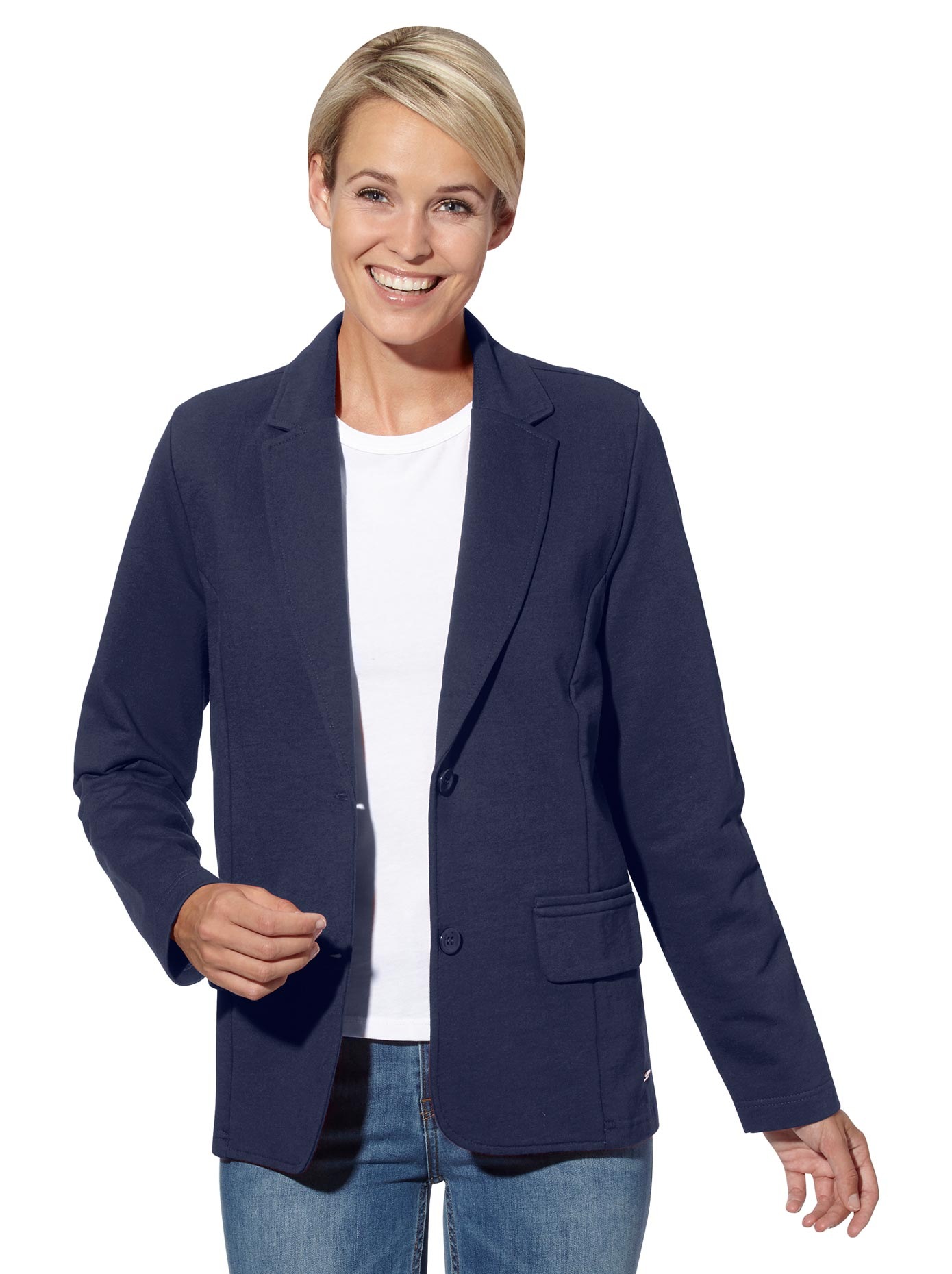 Image of Casual Looks Shirtjacke »Sweatblazer«, (1 tlg.) bei Ackermann Versand Schweiz