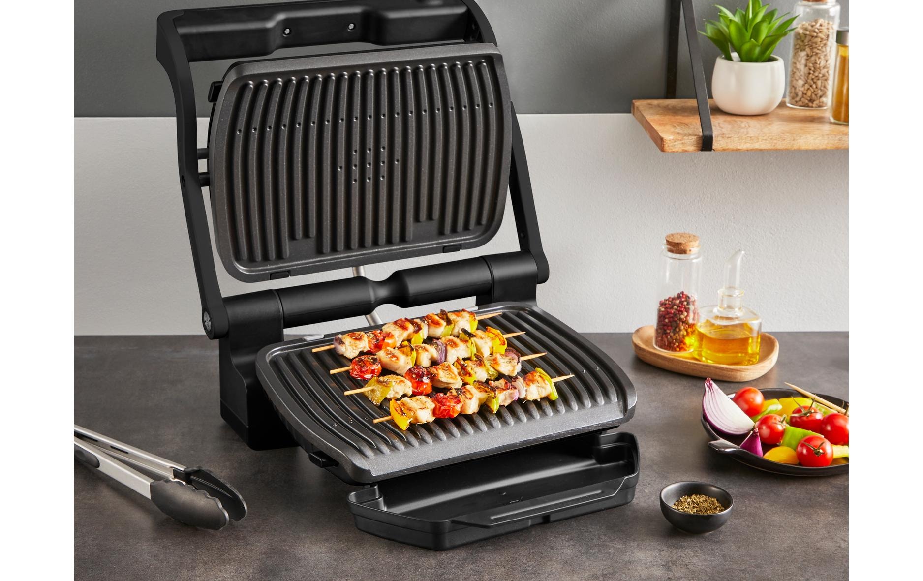 Tefal Kontaktgrill »OptiGrill+ GC7178 2000 W«, 2000 W
