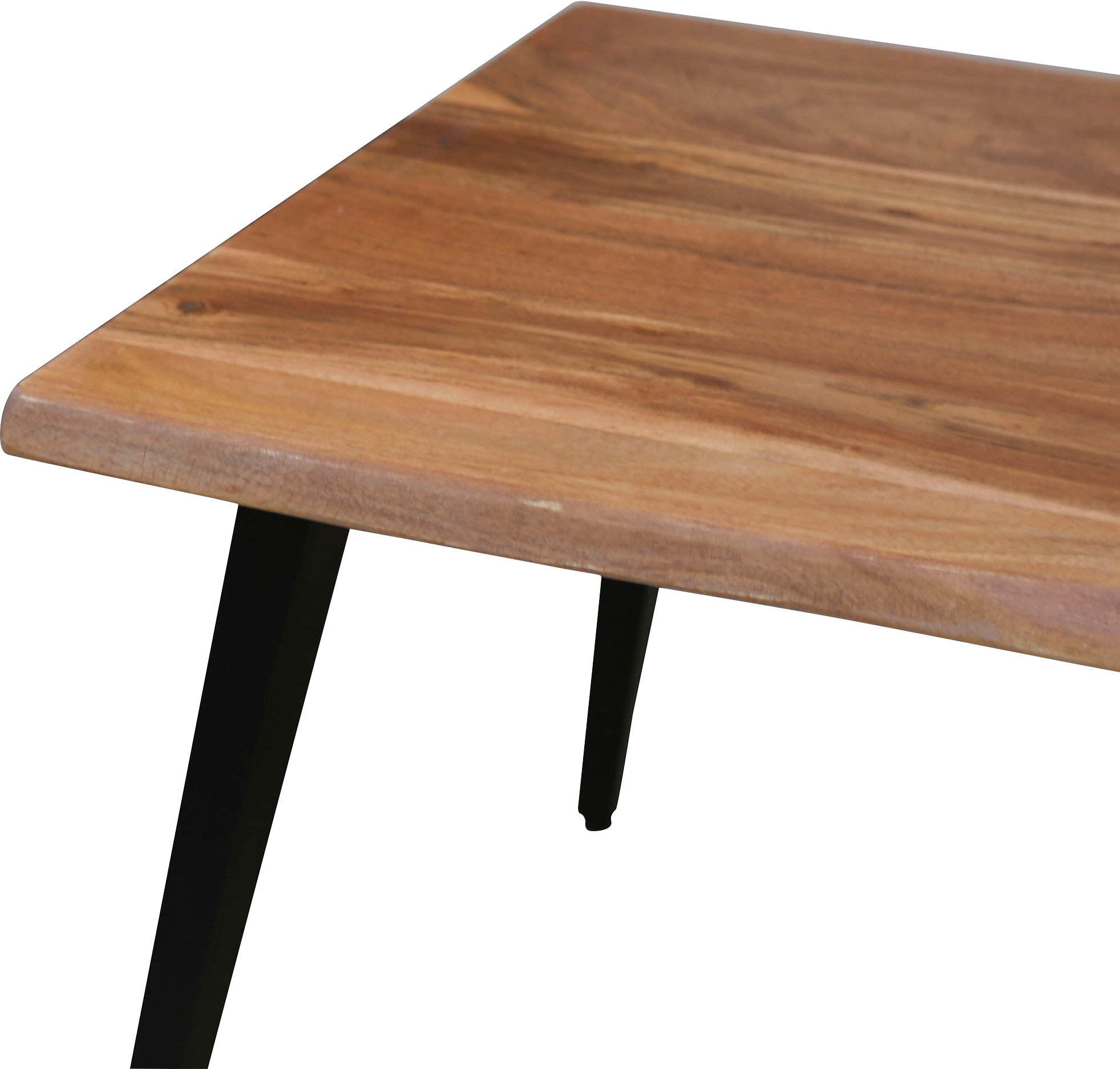 byLIVING Couchtisch »Caddy« Tischplatte mit Baumkante, Breite 110 oder 60 cm