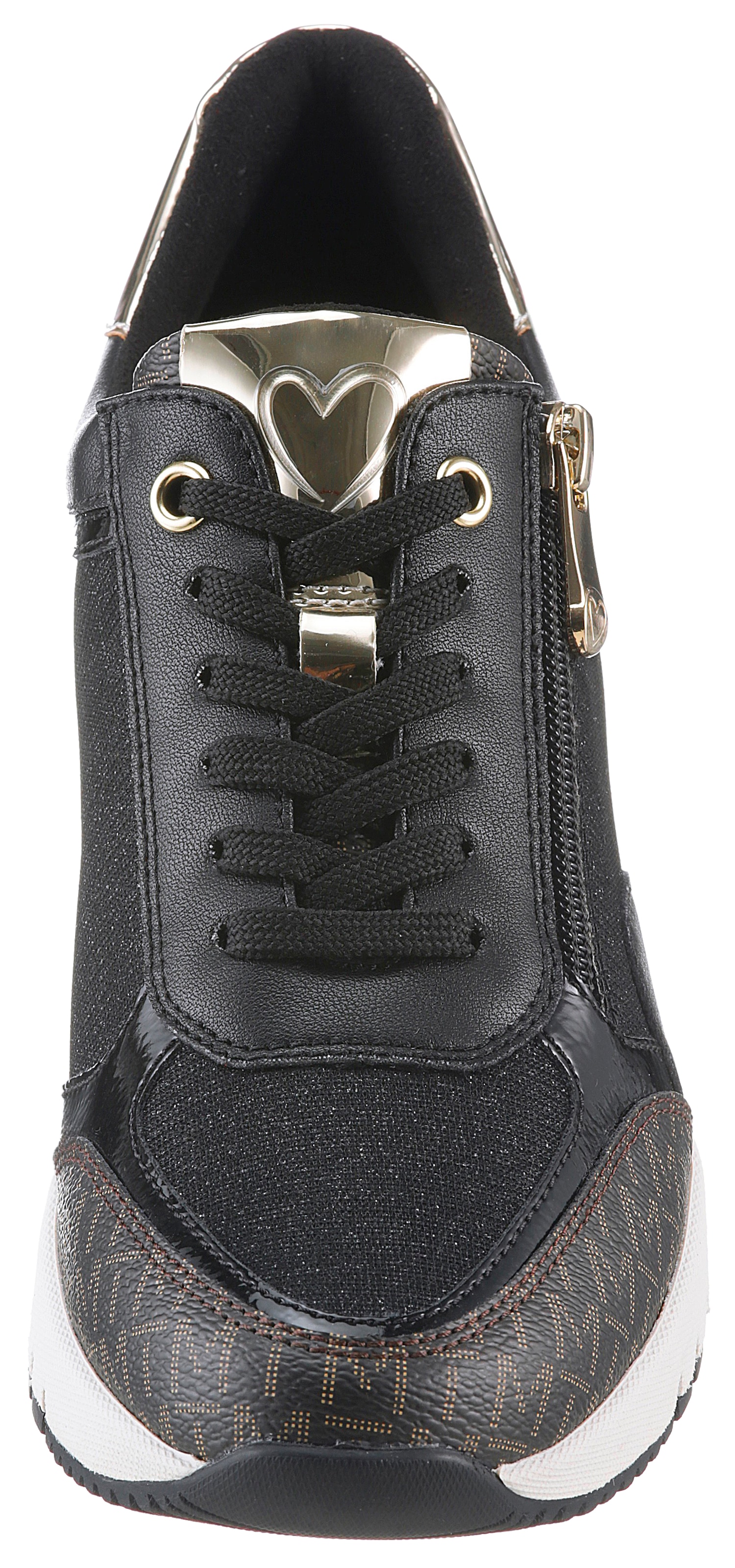 MARCO TOZZI Baskets compensées  , Freizeitschuh, Halbschuh, Schnürschuh in veganer Verarbeitung