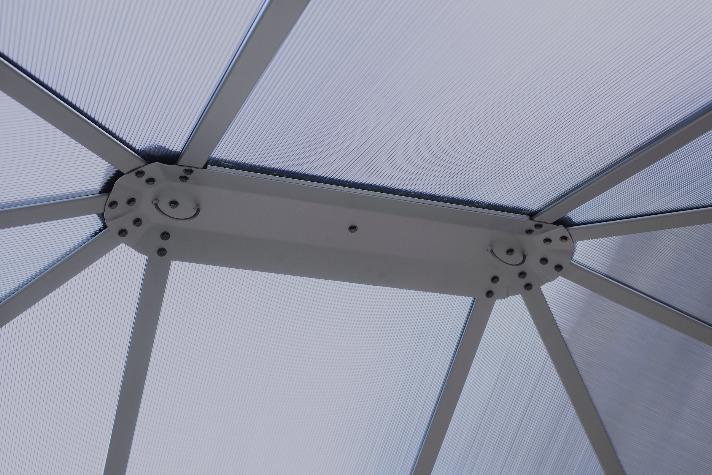 KONIFERA Pavillon »Aruba 2.0«, BxT: 300x365 cm, Aluminium, Polycarbonat-Dachplatten, versch. Farben