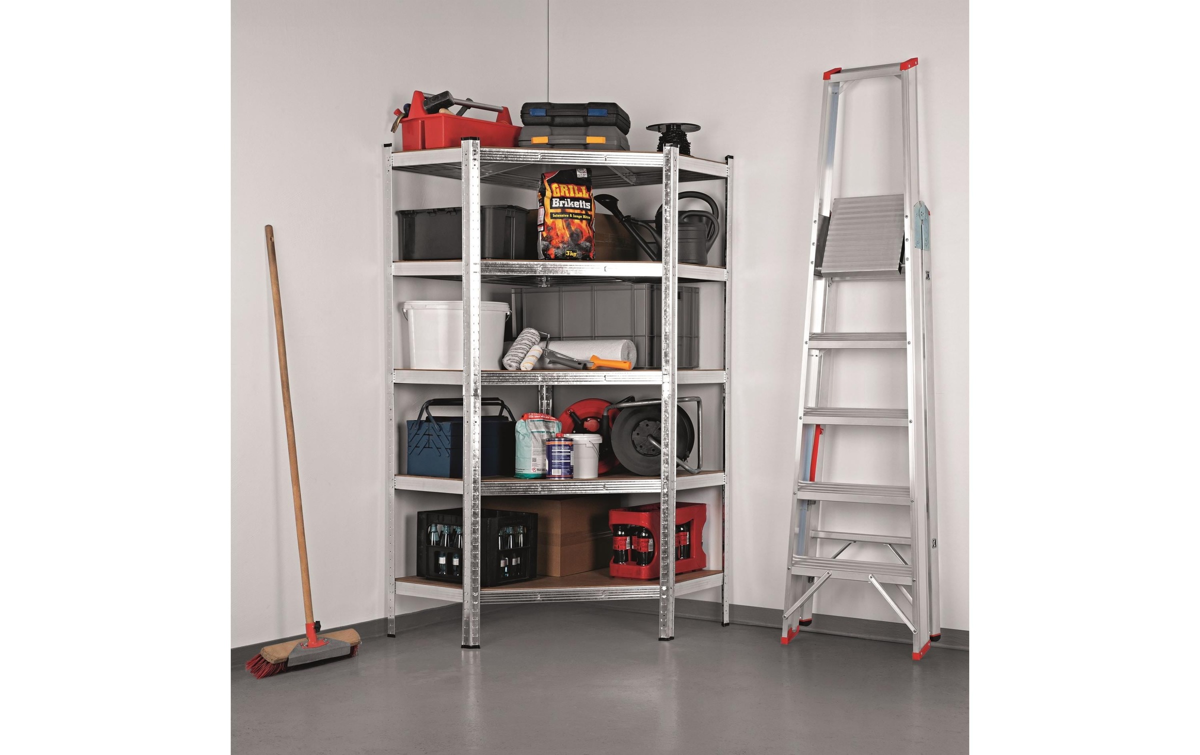 EASYmaxx Schwerlastregal »180 x 90 x 90 cm«