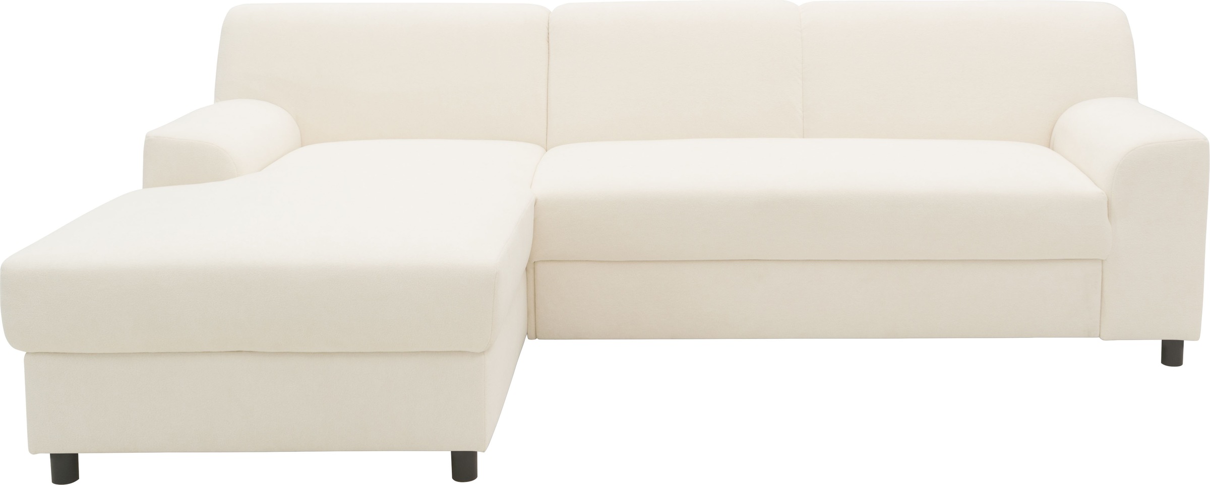 INOSIGN Ecksofa »Turah 2, L-Form, in Cord u. wasserabweisender Microfaser, Federkern«, B/T/H: 241/146/79 cm, incl. Zierkissen, wahlweise mit Bettfunktion