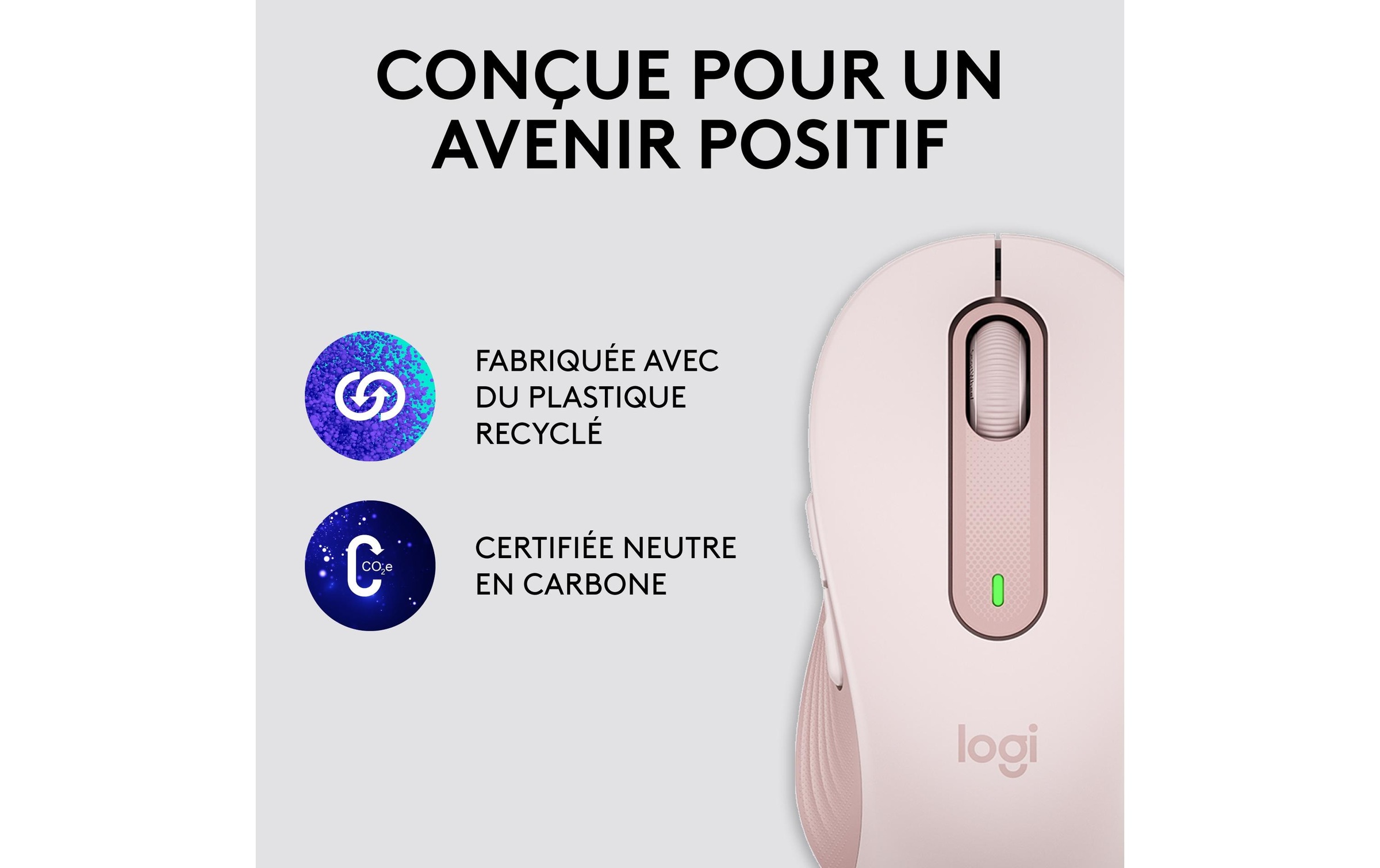 Logitech Maus »Signature M650 Rosa«, kabellos