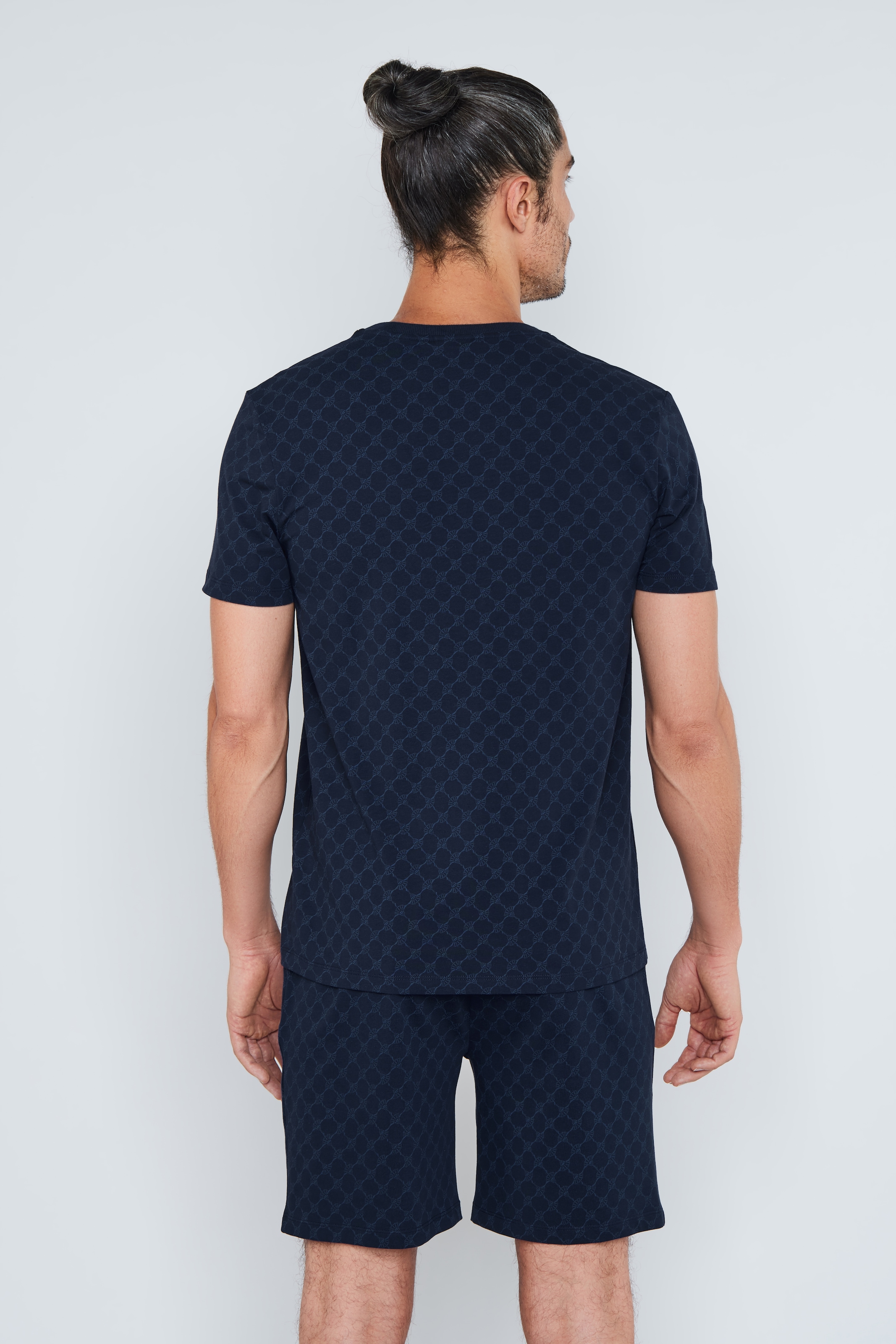 JOOP! T-Shirt »Leisure« mit Cornflower-Alloverprint, Regular Fit, kurzärmelig