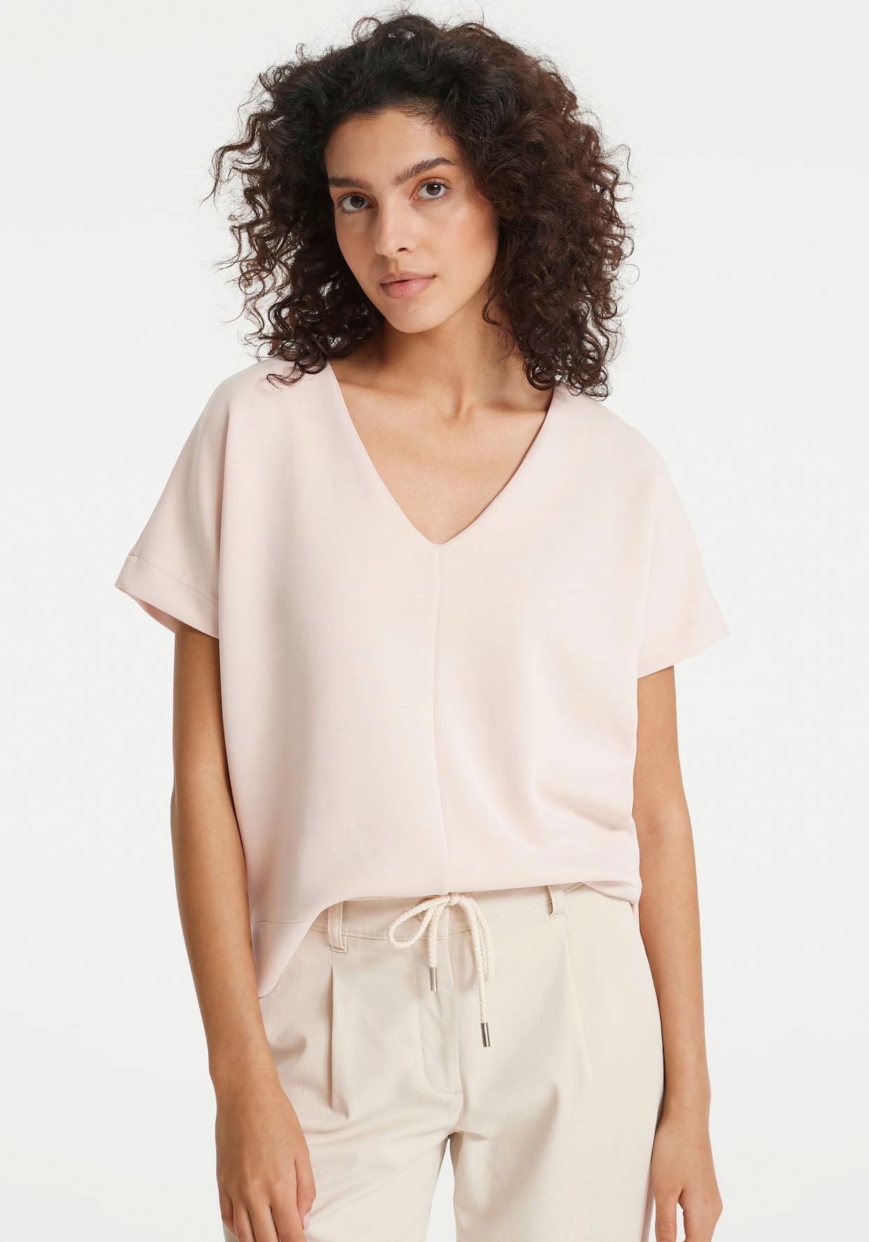 Image of OPUS Sweater »Gavana«, mit Teilungsnaht auf Vorder- und Rückseite bei Ackermann Versand Schweiz