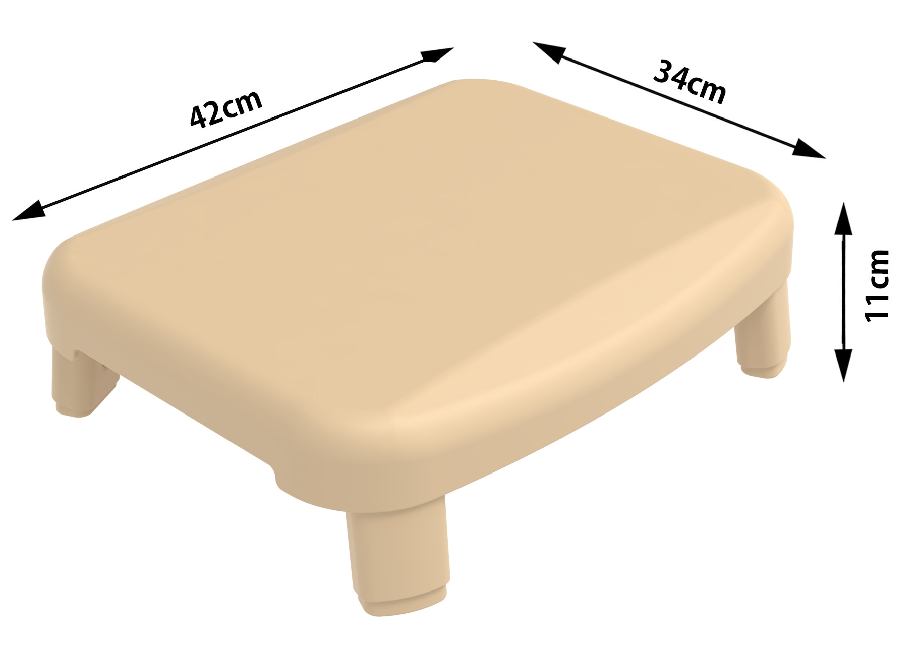 Bischof Marche de bain »Easy Step« Capacité jusqu'à 150 kg, grande stabilité.
