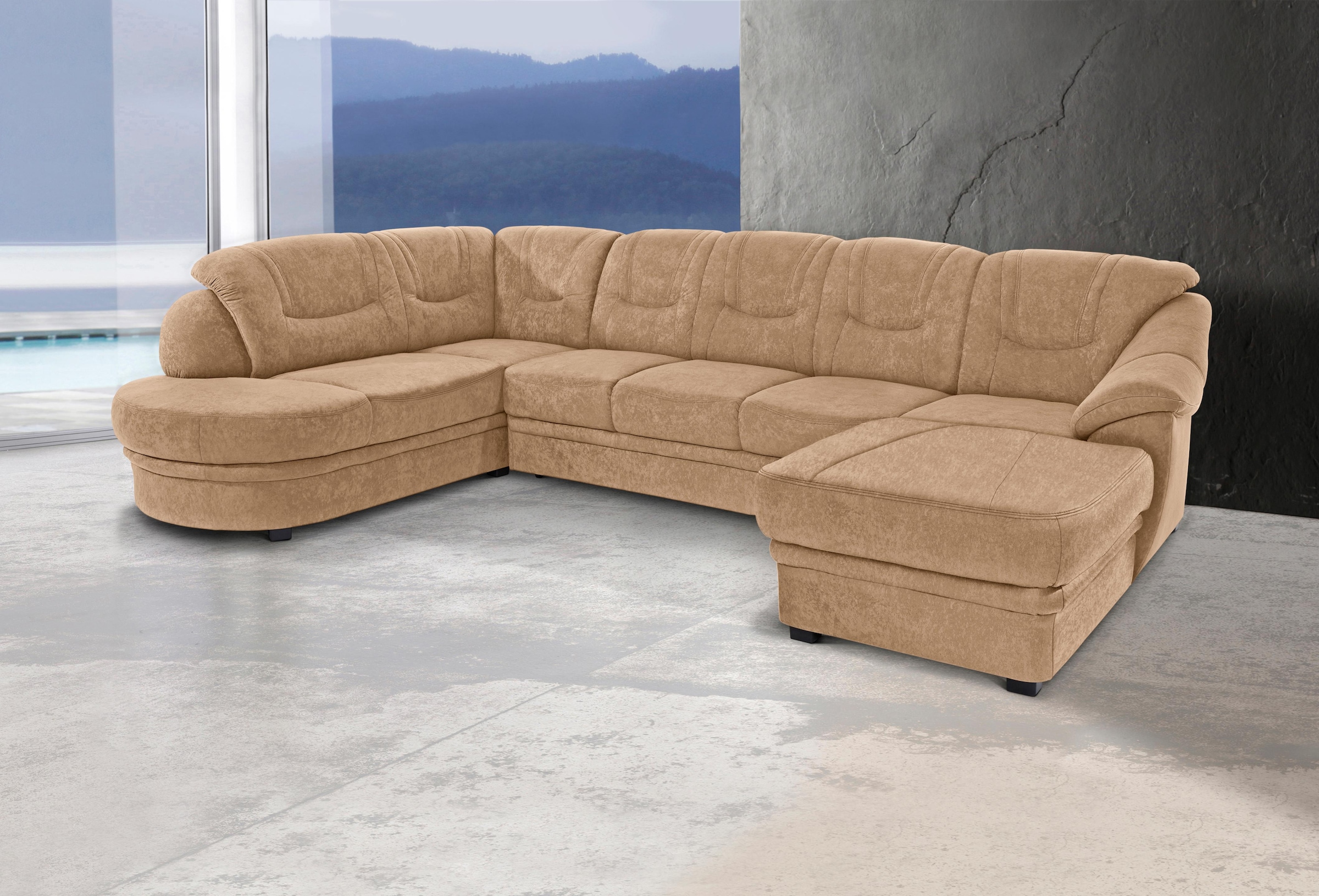 Image of sit&more Wohnlandschaft "Savoni U-Form" wahlweise mit Bettfunktion