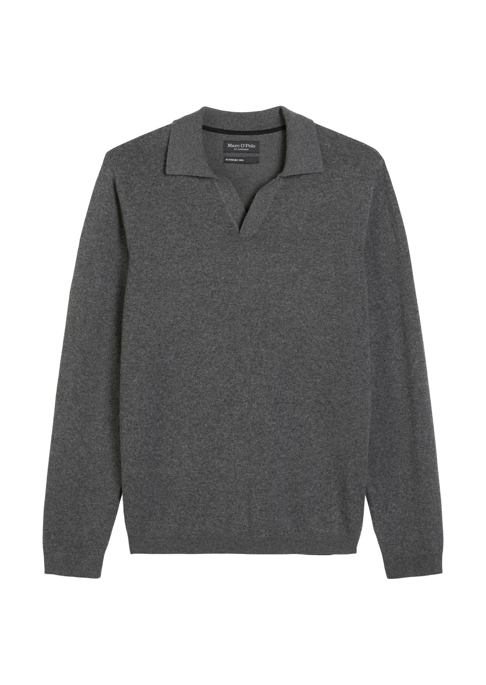 Marc O'Polo Strickpullover Polokragen, Regular fit, weiche Wollmischung