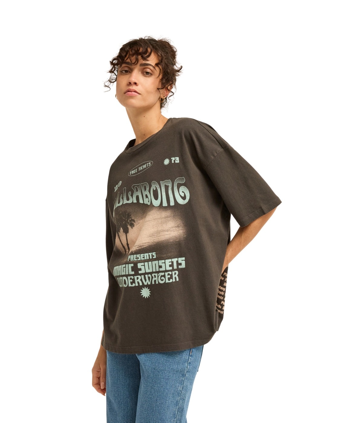 Billabong T-shirt oversize »Take A Tour«