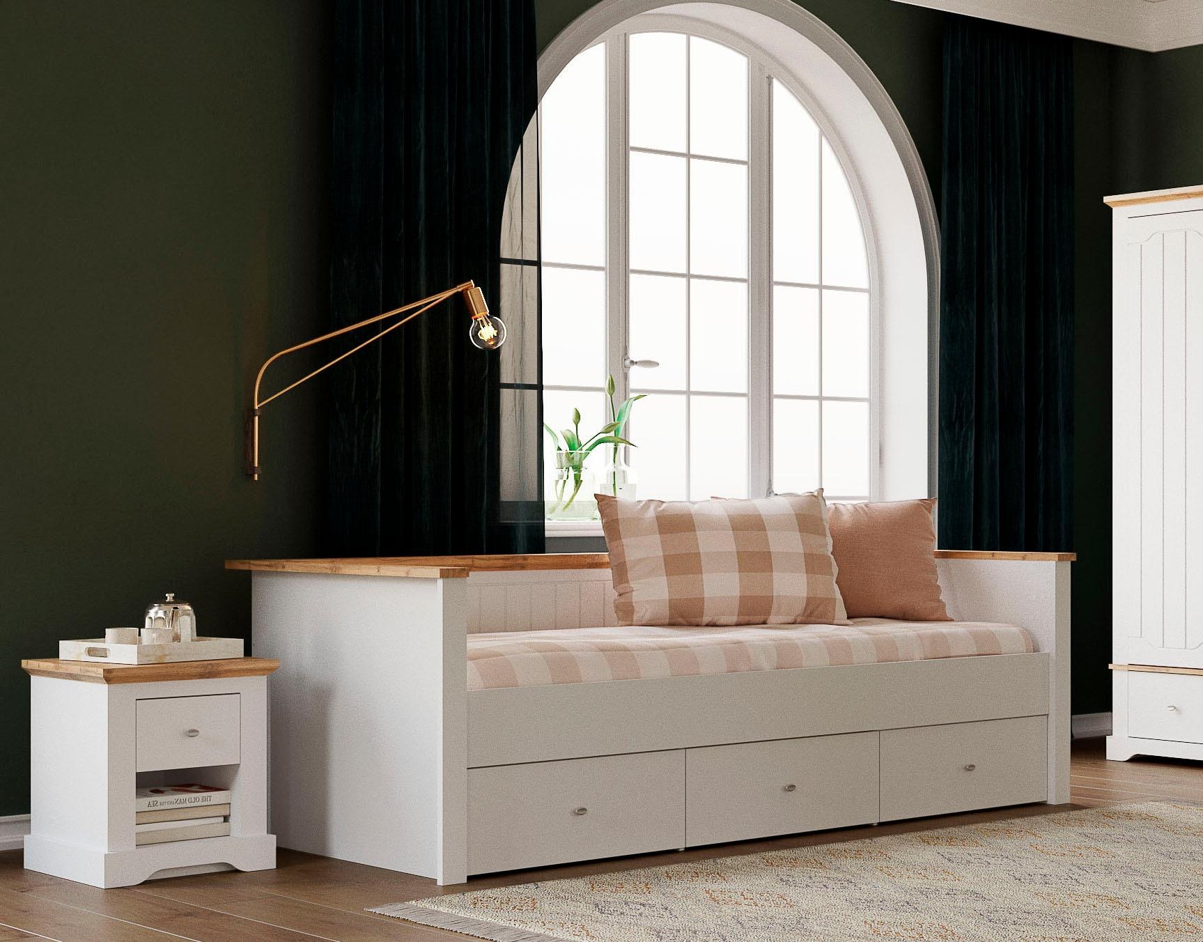 Image of Home affaire Massivholzbett »Teverton«, inklusive 3 praktischen Stauraumschubladen bei Ackermann Versand Schweiz