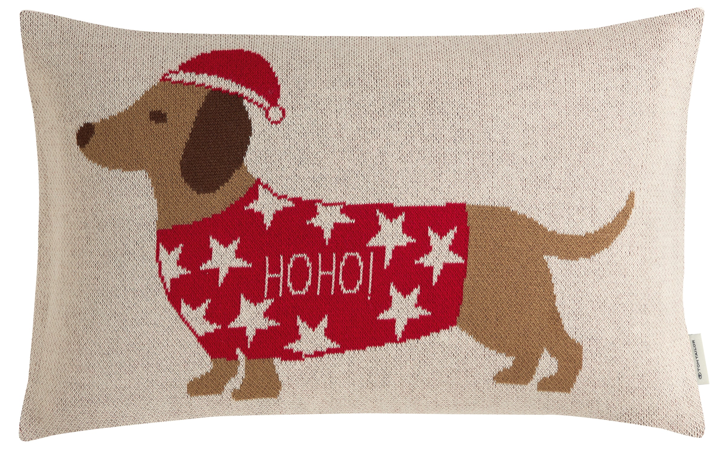 Image of TOM TAILOR HOME Dekokissen "Dachshund" aus Baumwolle